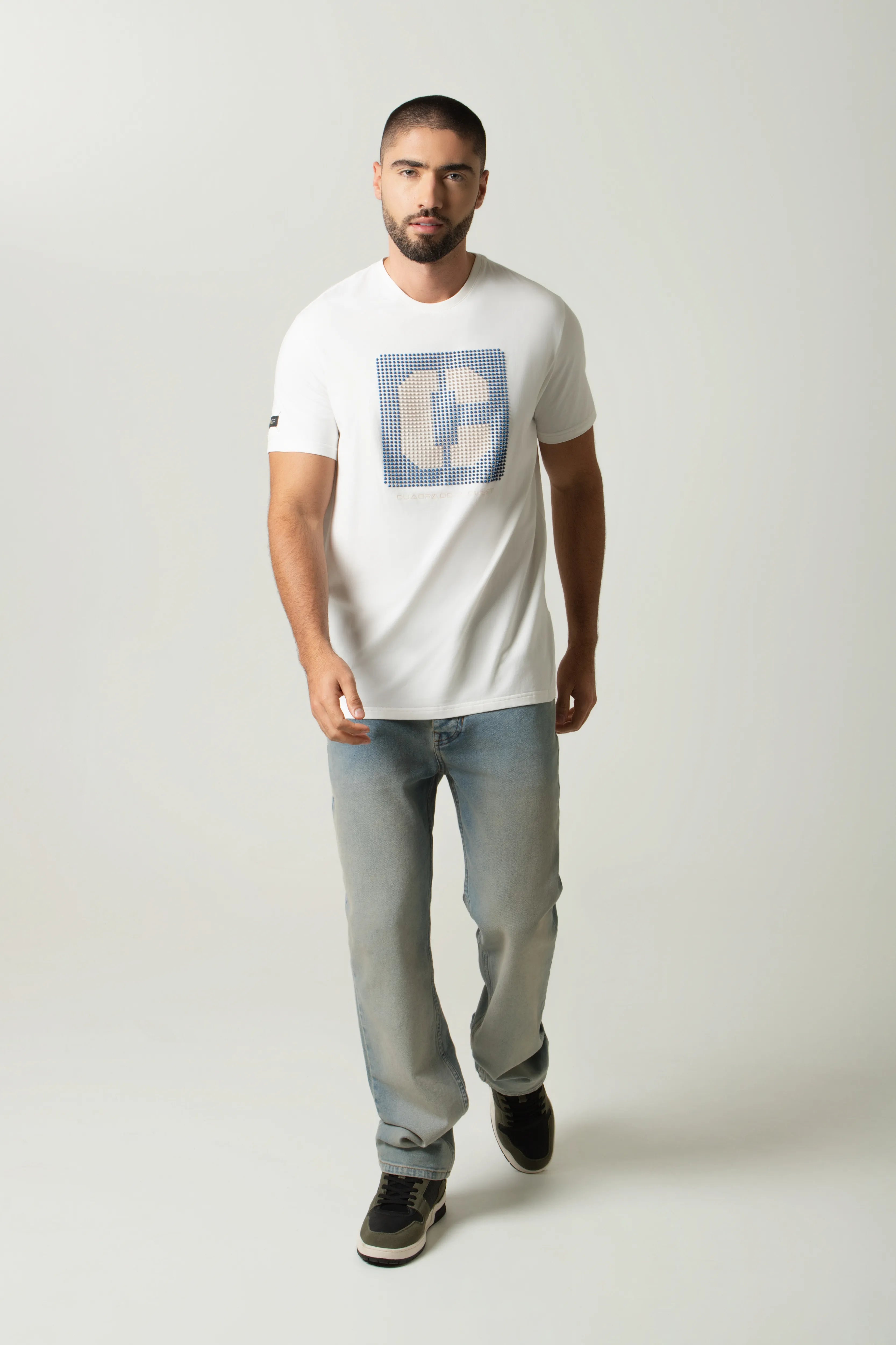 CAMISETA PREMIUM MANGA CORTA COLOR IVORY