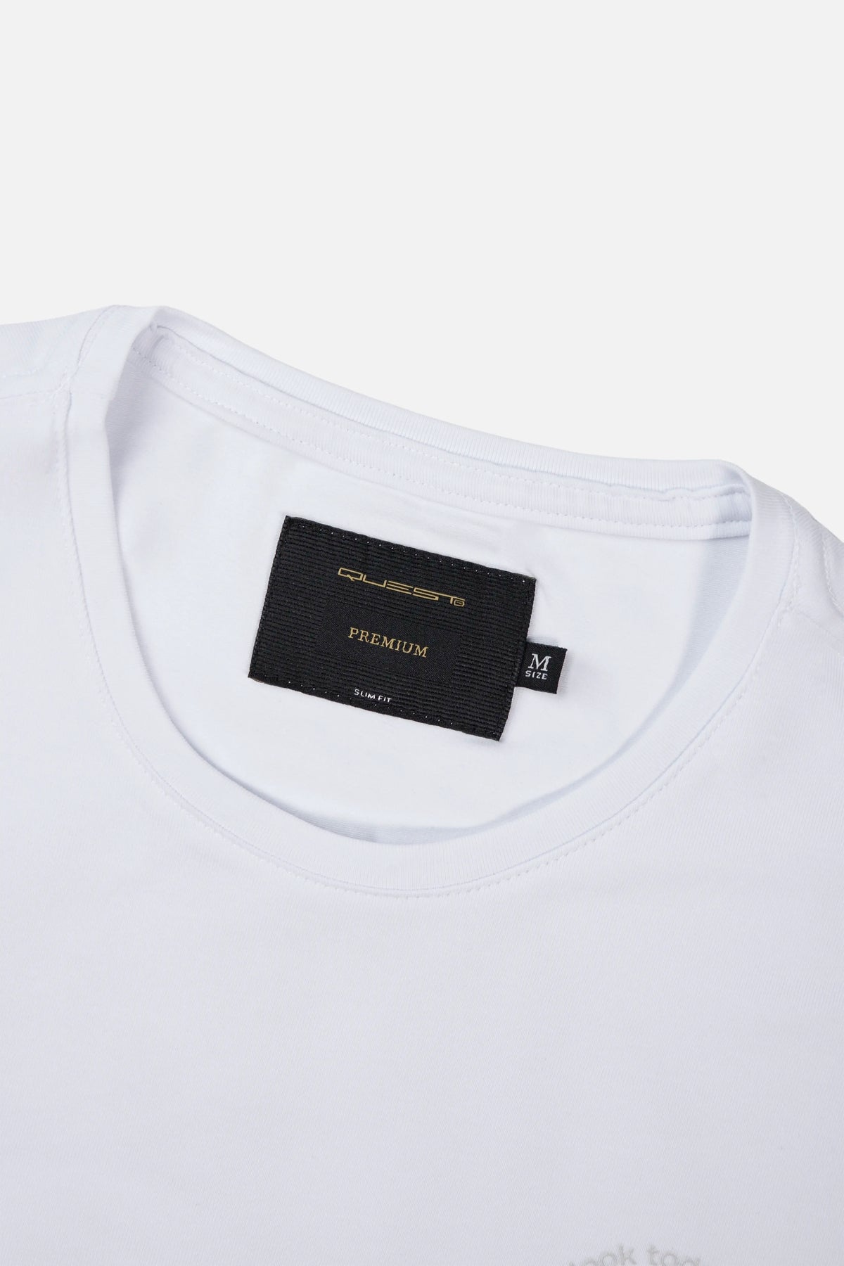 CAMISETA PREMIUM MANGA CORTA COLOR BLANCO OPTICO