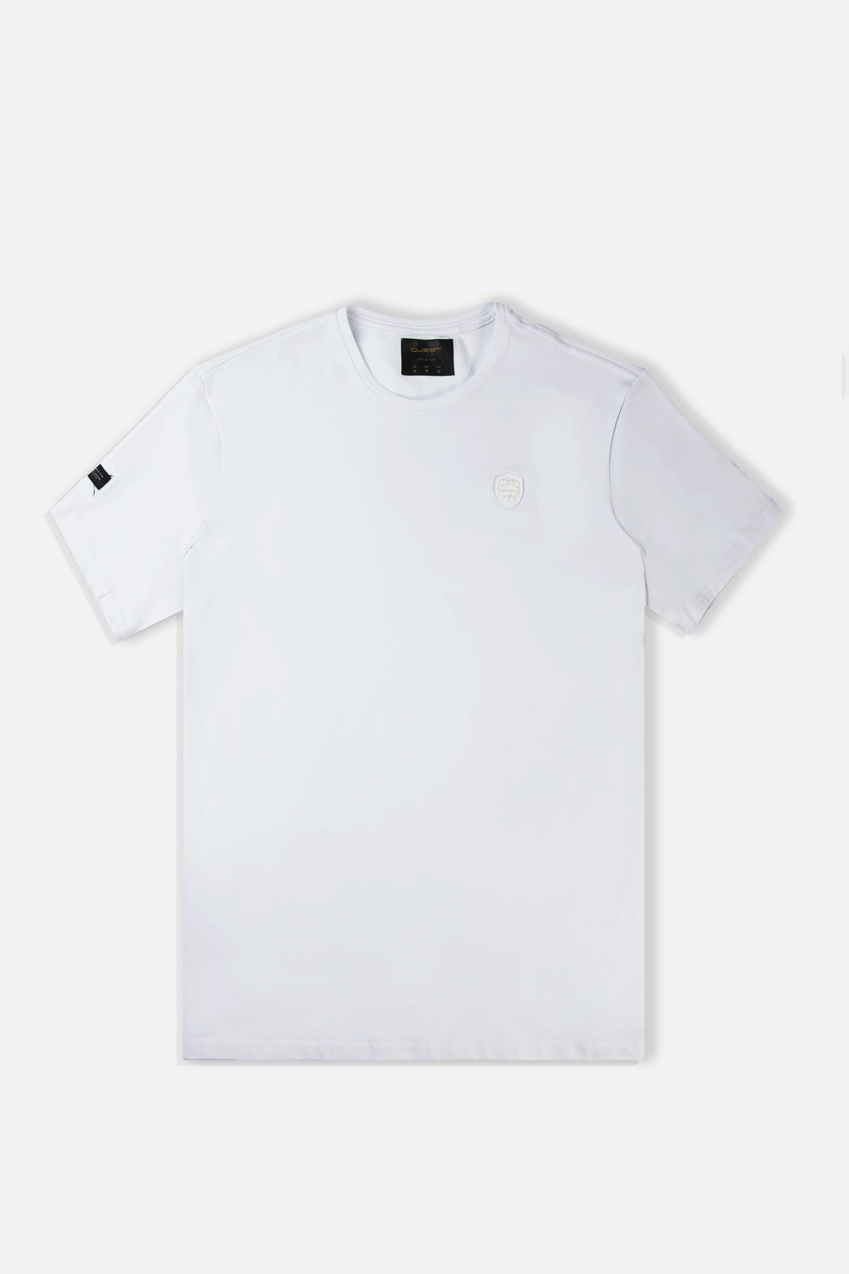 CAMISETA PREMIUM MANGA CORTA COLOR BLANCO OPTICO