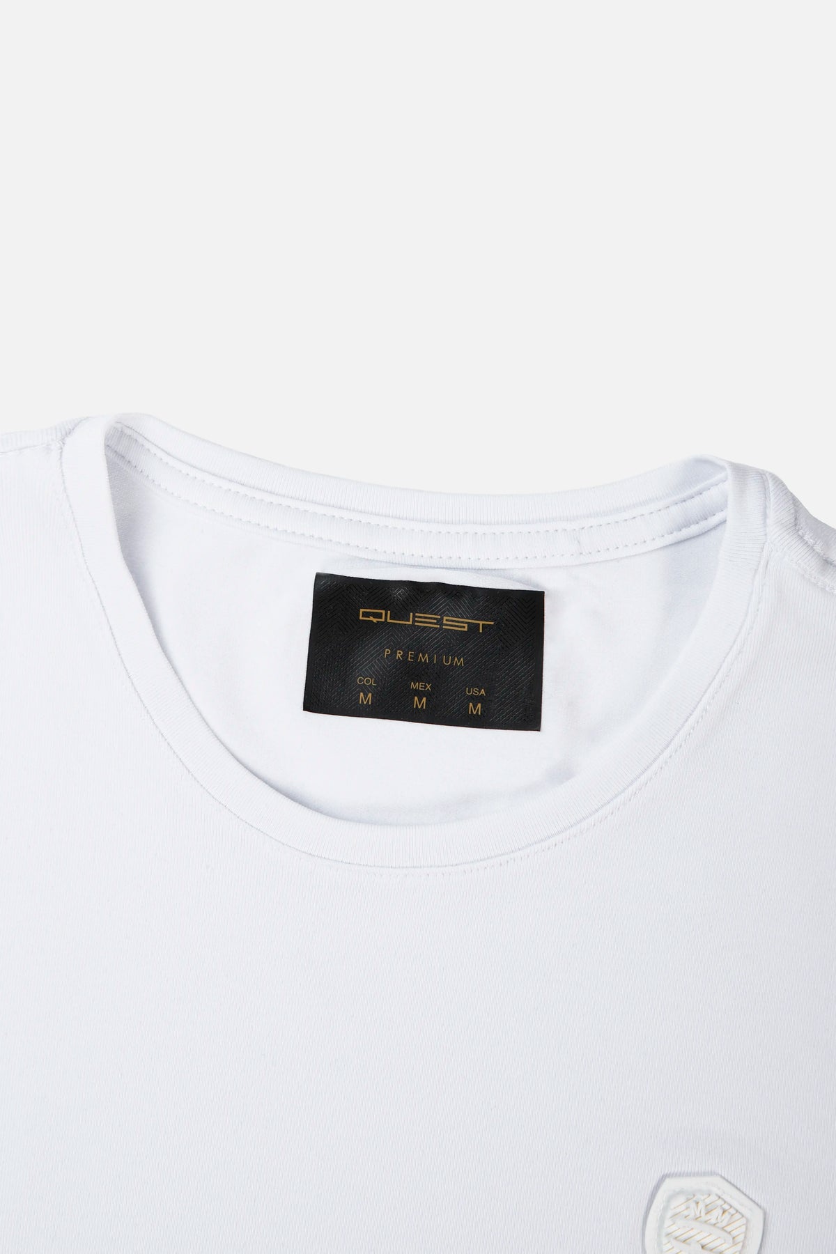 CAMISETA PREMIUM MANGA CORTA COLOR BLANCO OPTICO