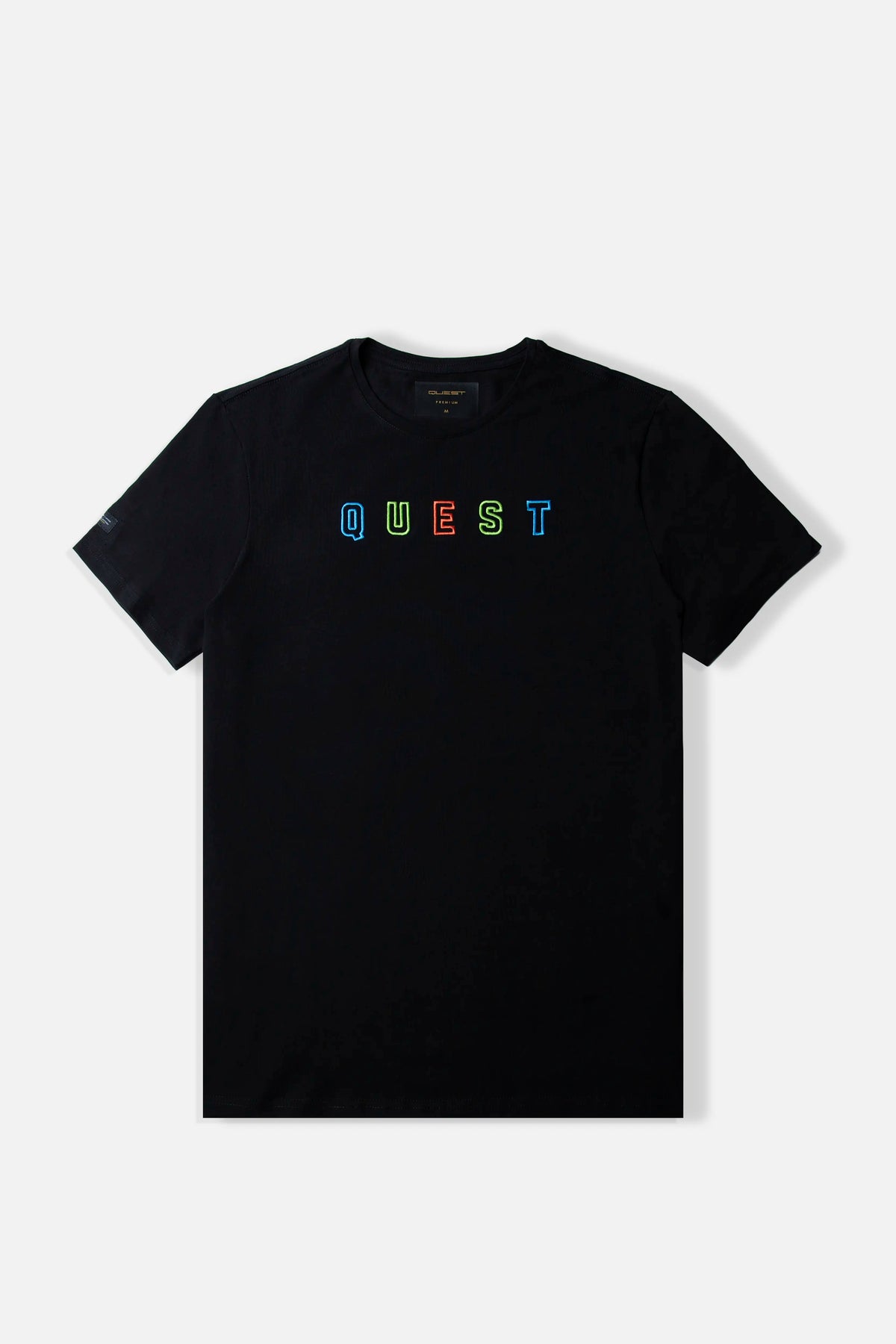CAMISETA PREMIUM MANGA CORTA COLOR NEGRO