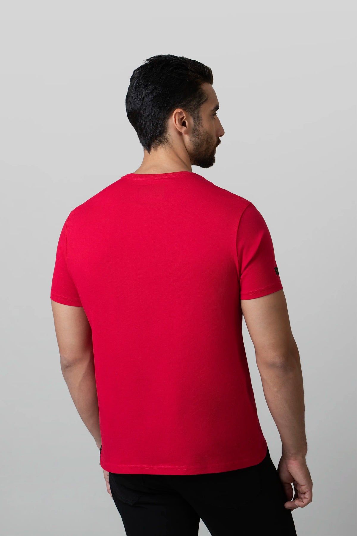 CAMISETA PREMIUM MANGA CORTA COLOR ROJO