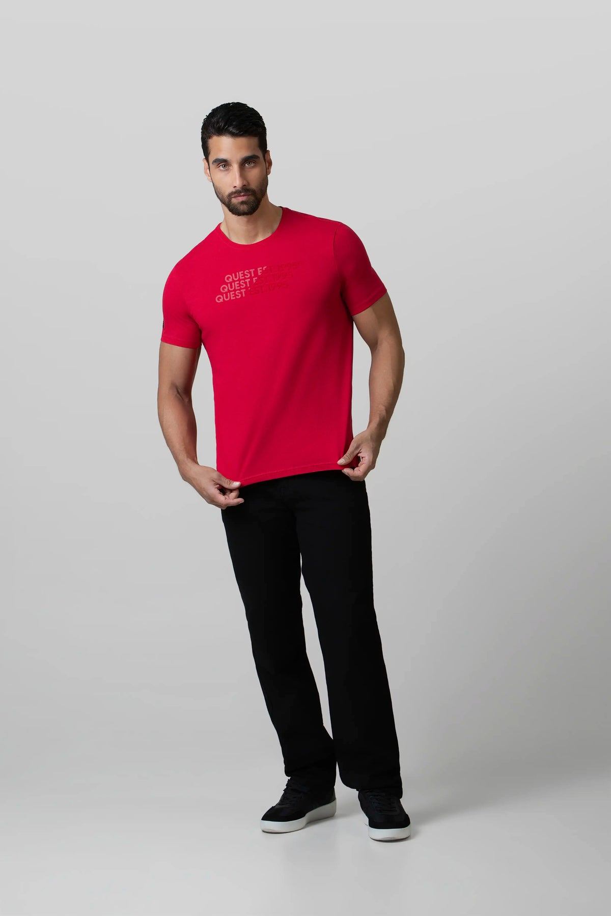 CAMISETA PREMIUM MANGA CORTA COLOR ROJO