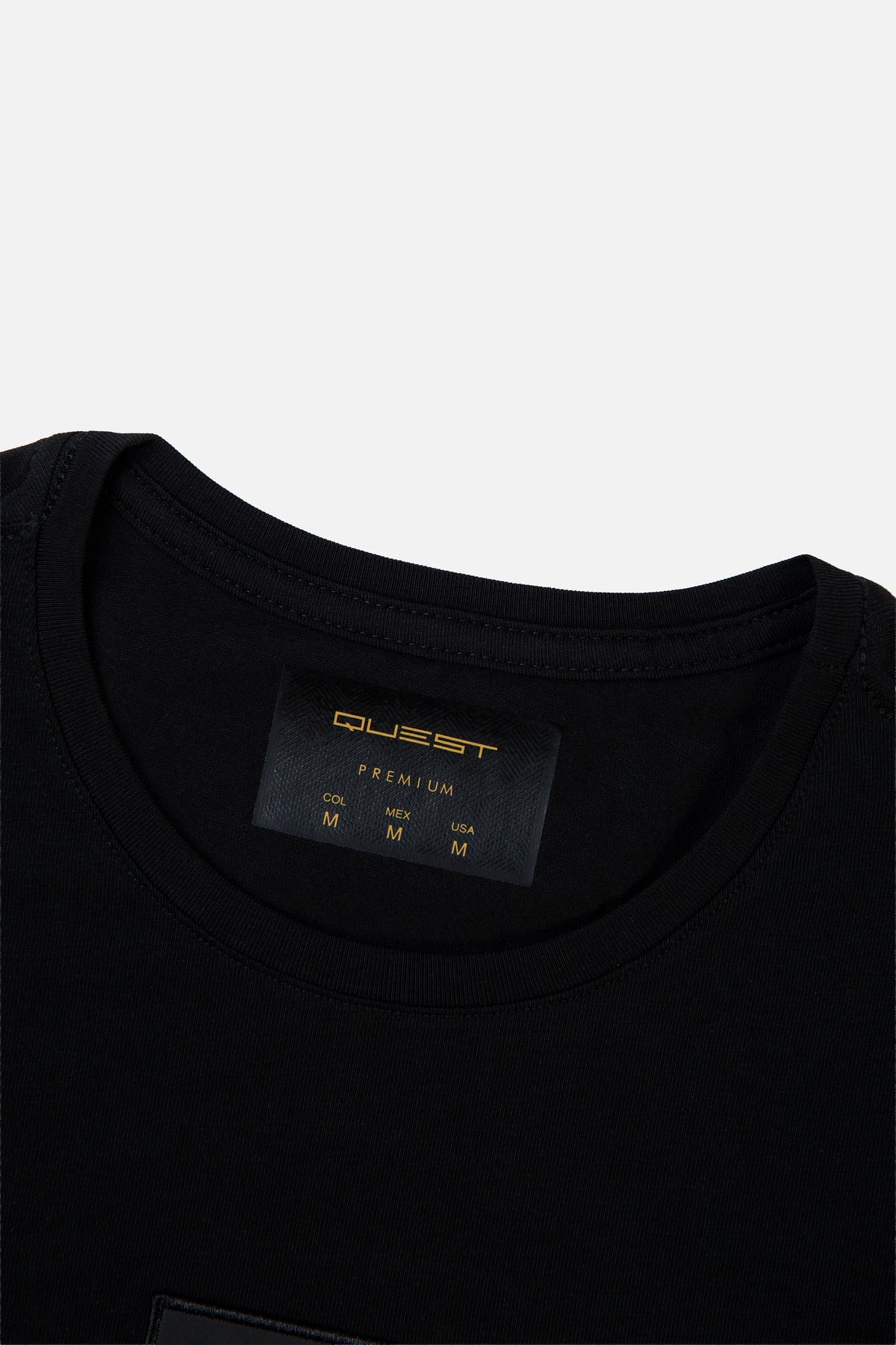 CAMISETA PREMIUM MANGA CORTA COLOR NEGRO