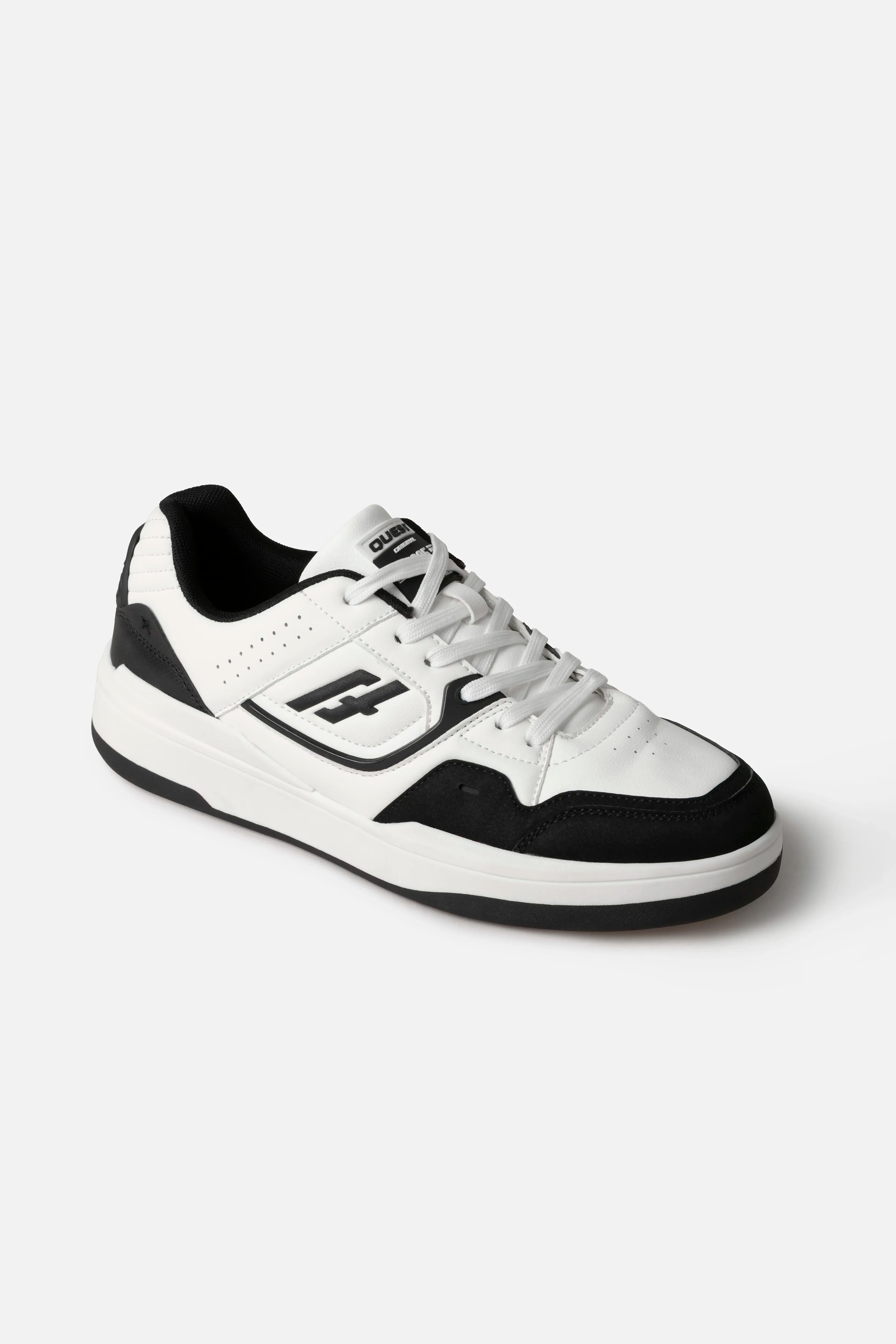 ZAPATOS CASUAL COLOR NEGRO - BLANCO