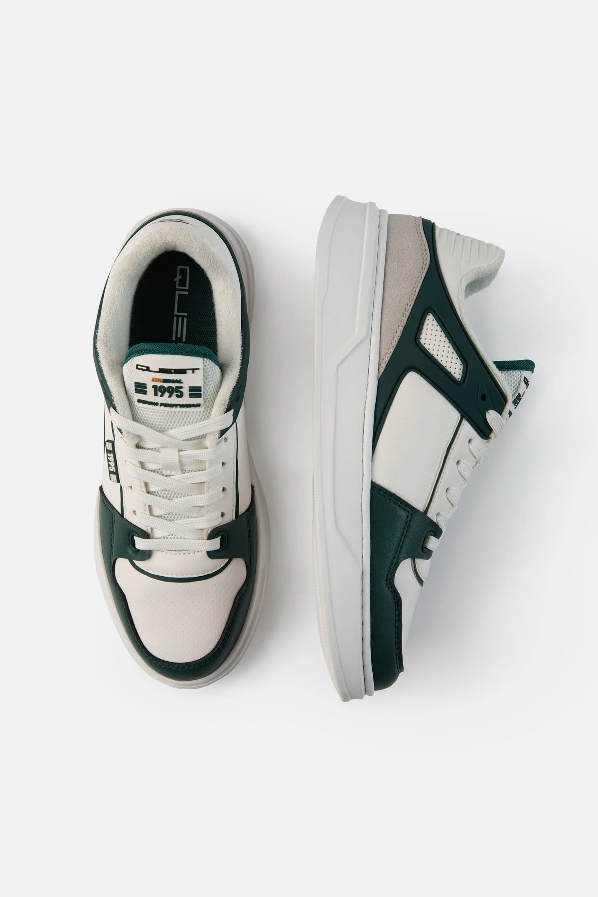 ZAPATOS CASUAL COLOR BLANCO - VERDE