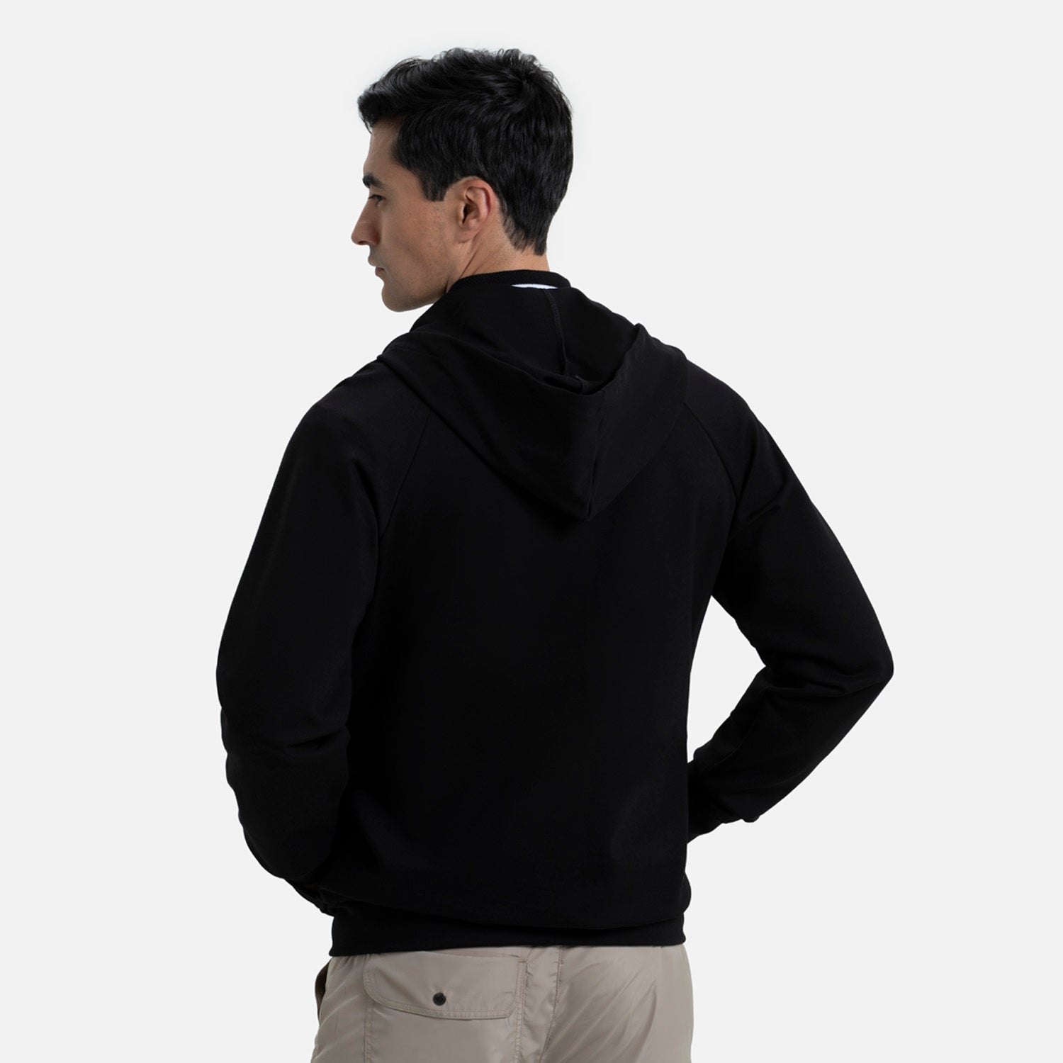 BUZO ABIERTO COLOR NEGRO