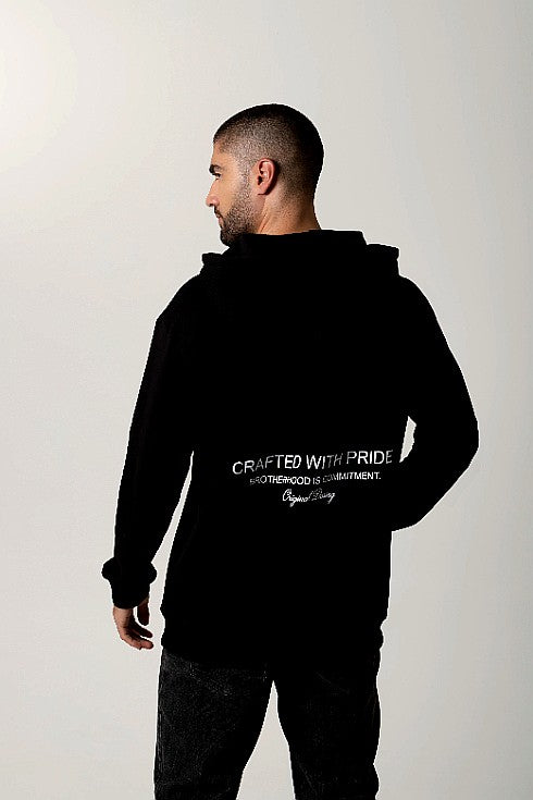 BUZO CERRADO COLOR NEGRO MARCA QUEST X JUAN FERNANDO QUINTERO