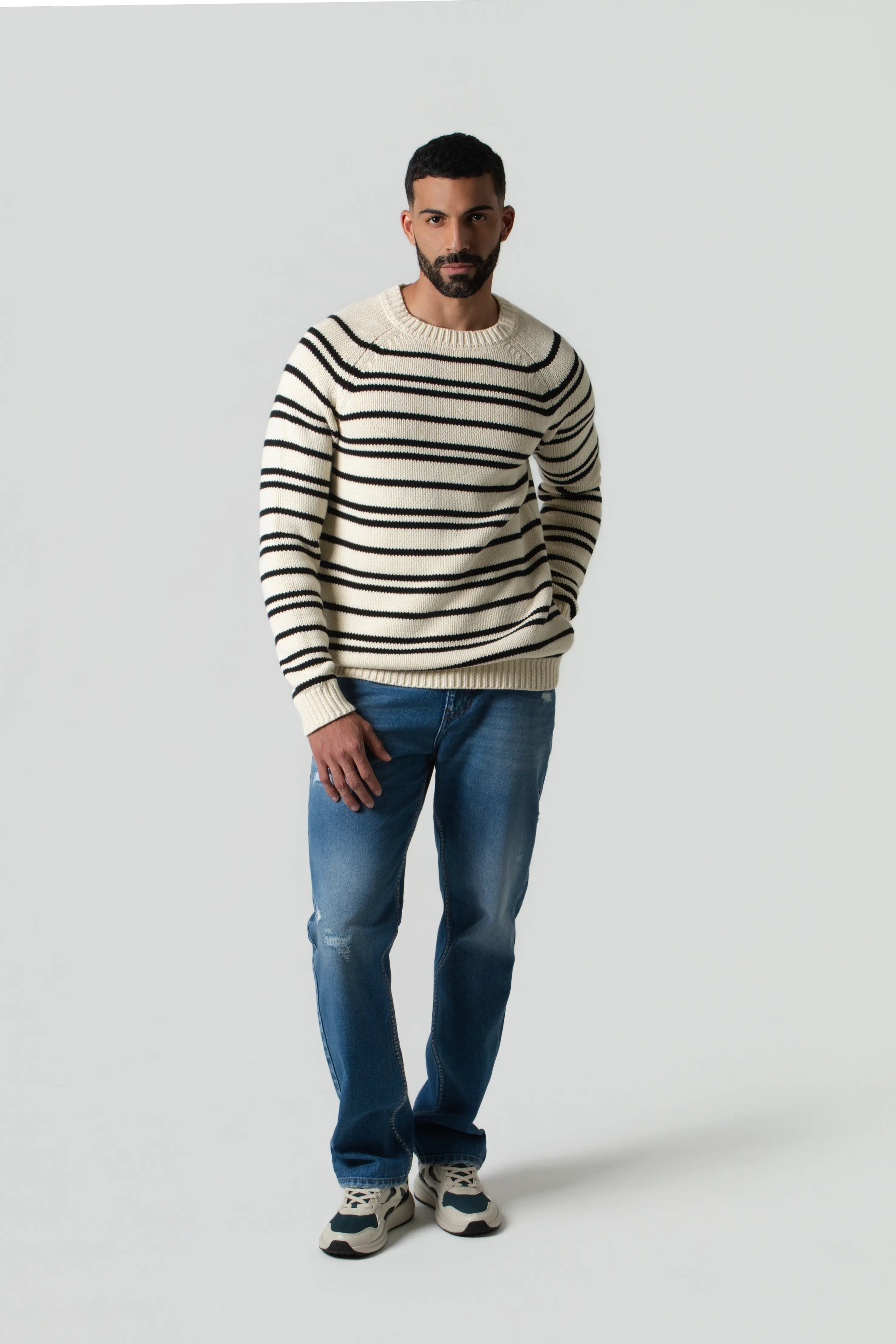 SWEATER CERRADO COLOR IVORY
