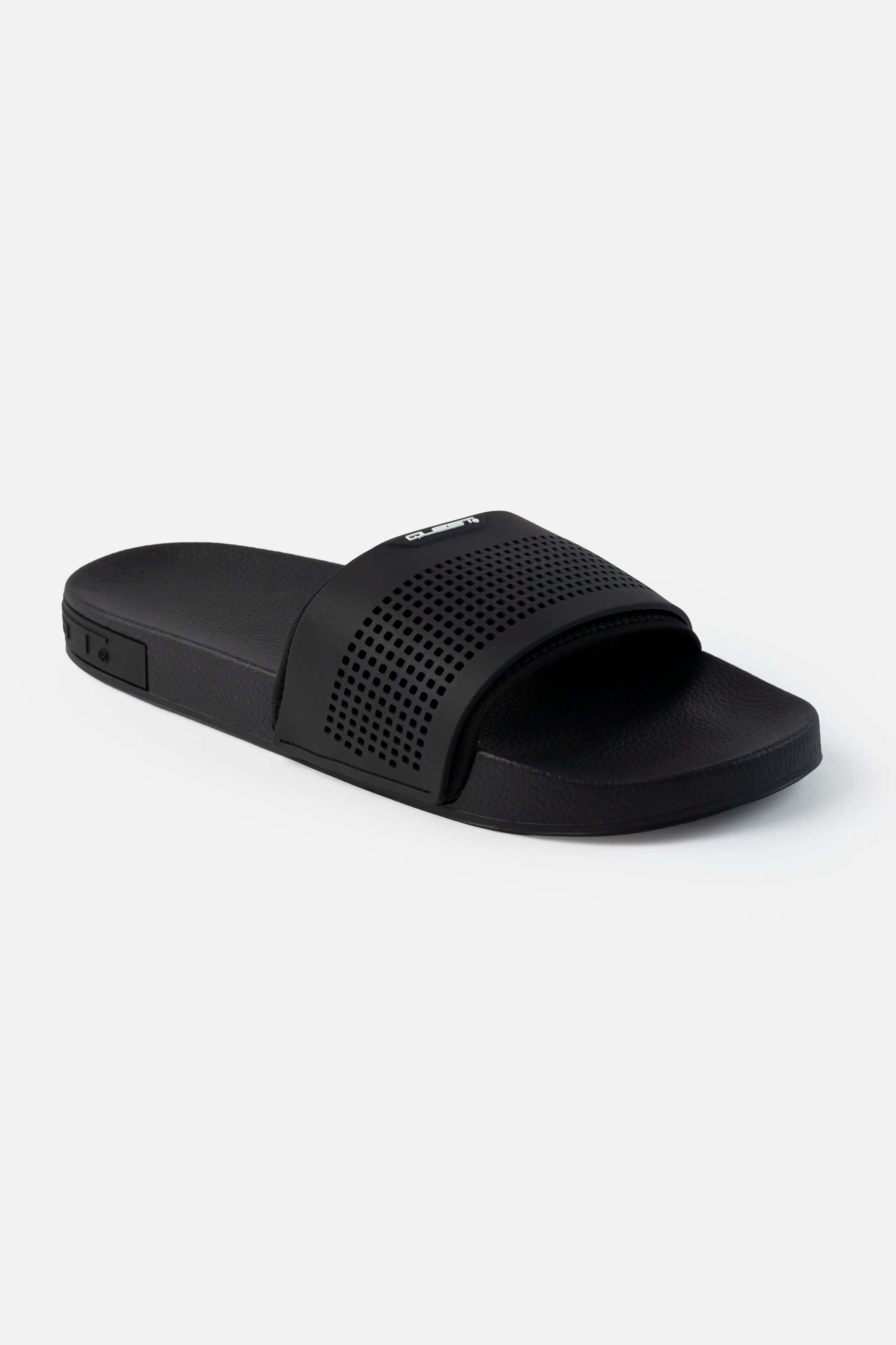 SANDALIAS TIPO PALA COLOR NEGRO