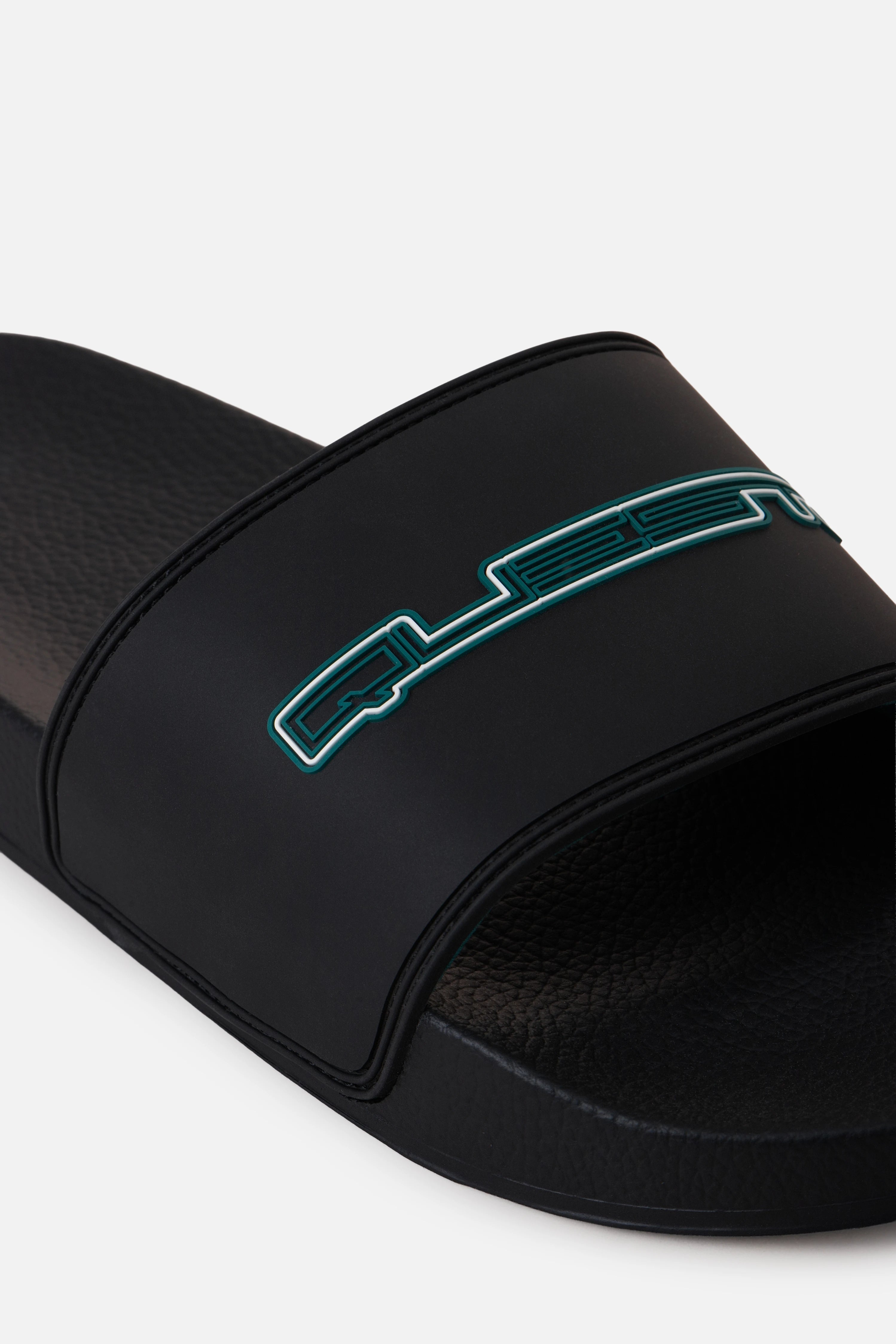 SANDALIAS TIPO PALA COLOR NEGRO