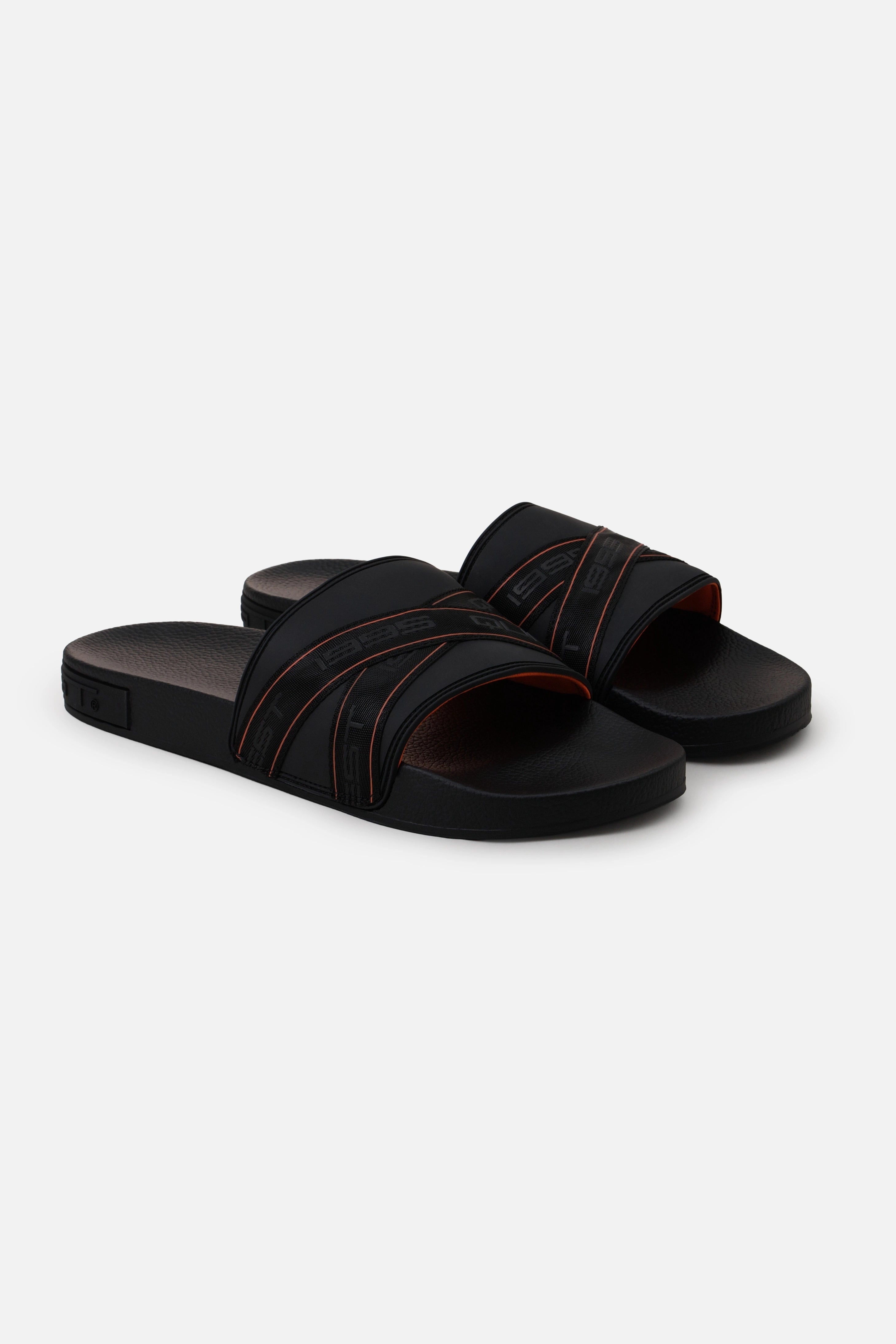 SANDALIAS TIPO PALA COLOR NEGRO