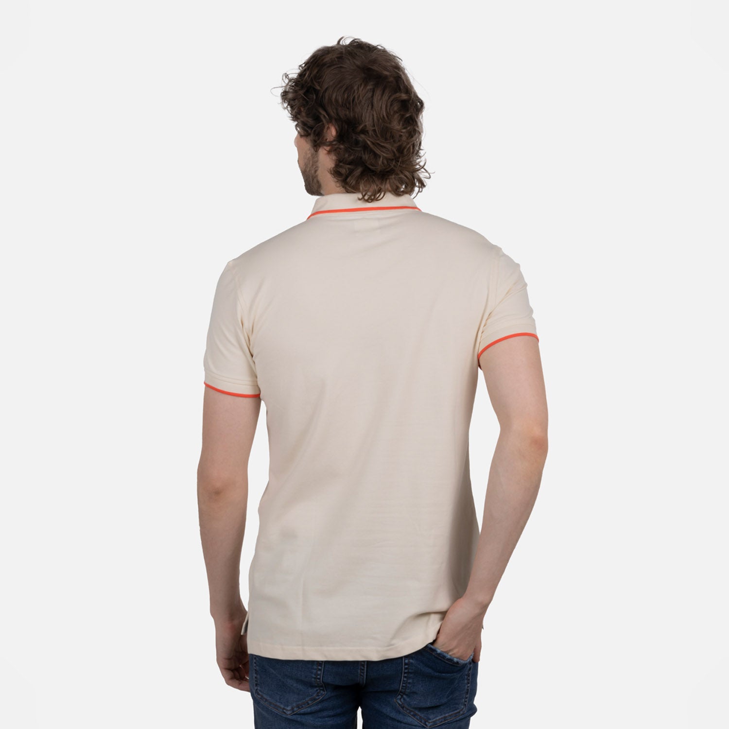 POLO TIPPING COLOR IVORY MARFIL-MELON