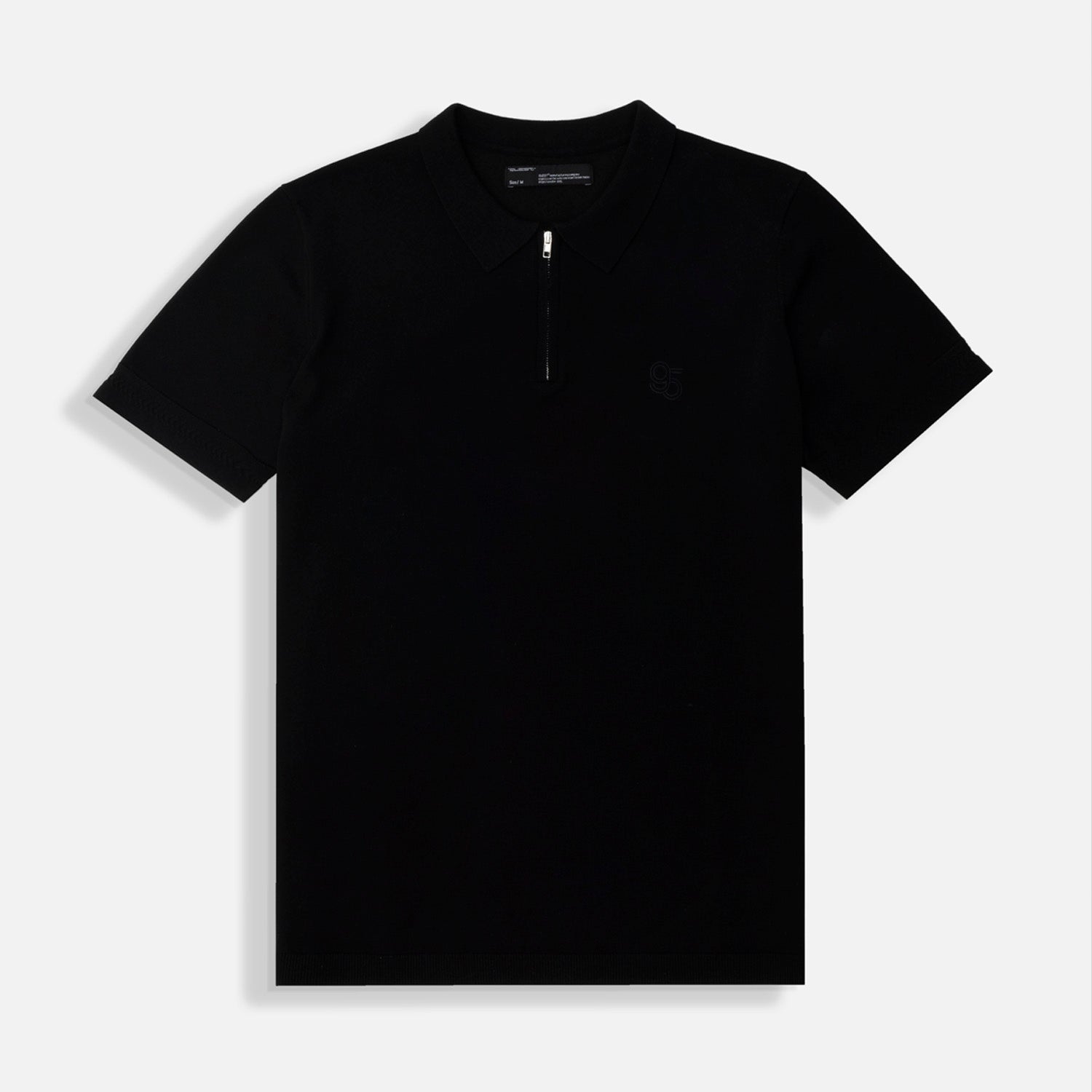 POLO MANGA CORTA COLOR NEGRO