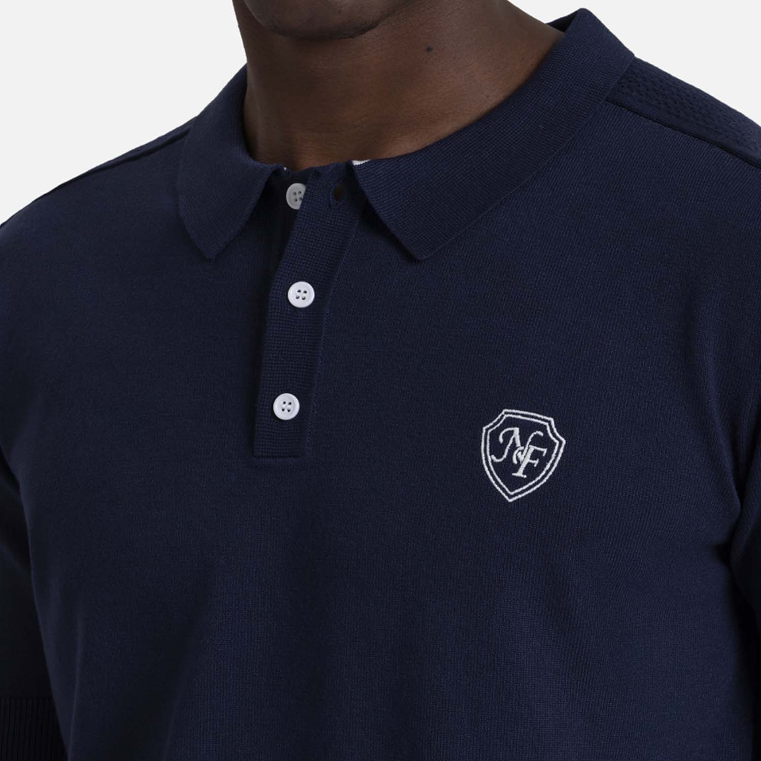 POLO MANGA CORTA COLOR AZUL OSCURO