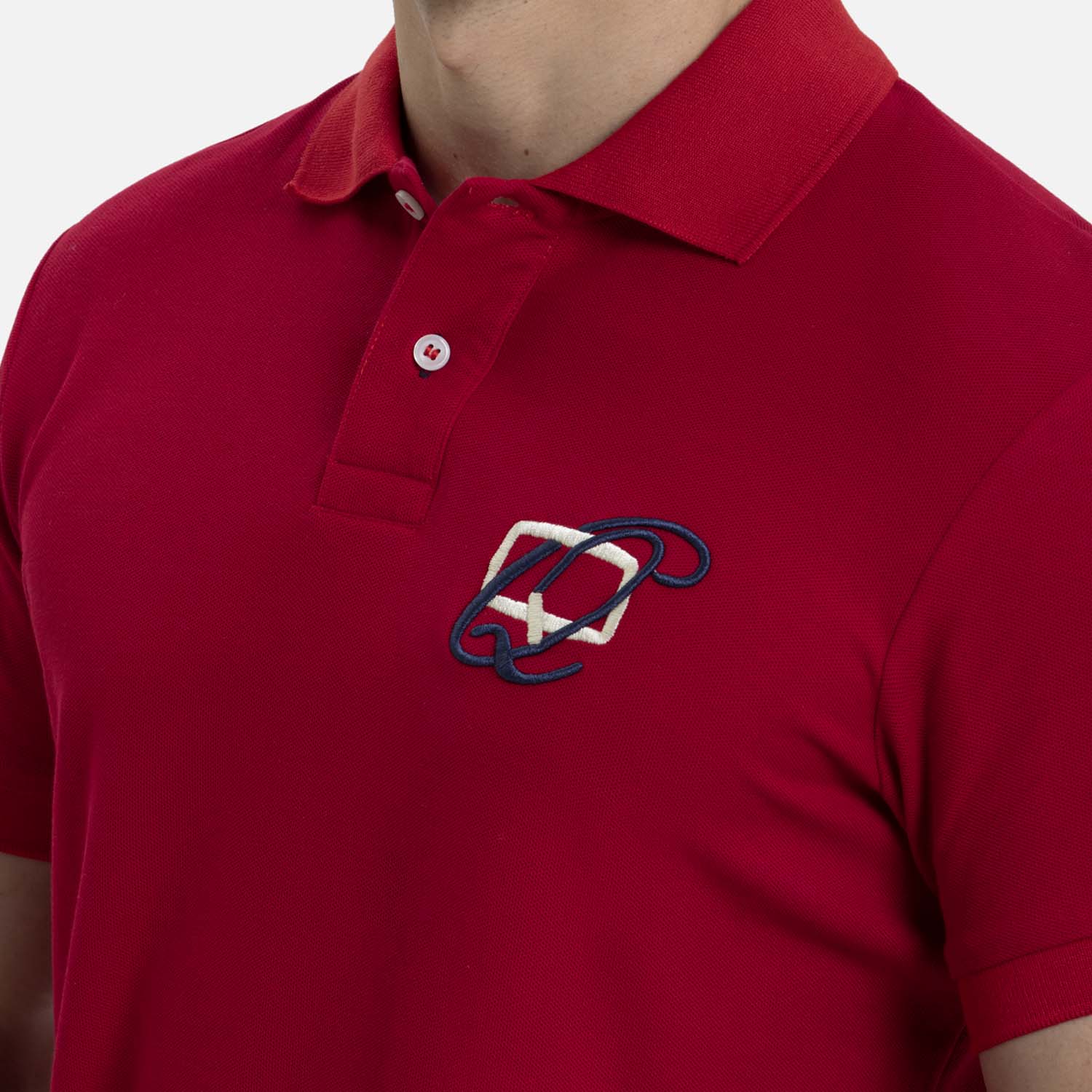 POLO MANGA CORTA COLOR ROJO