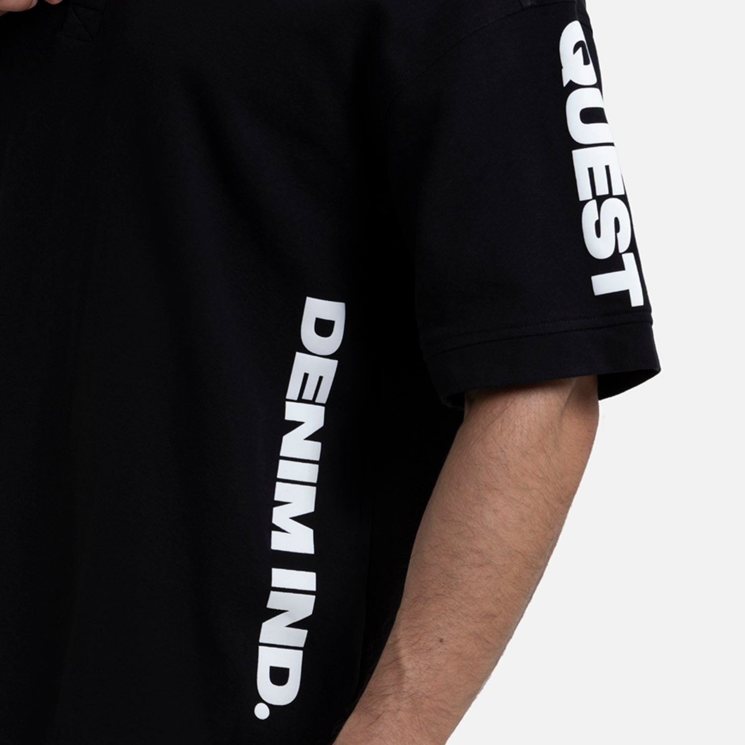 POLO MANGA CORTA COLOR NEGRO