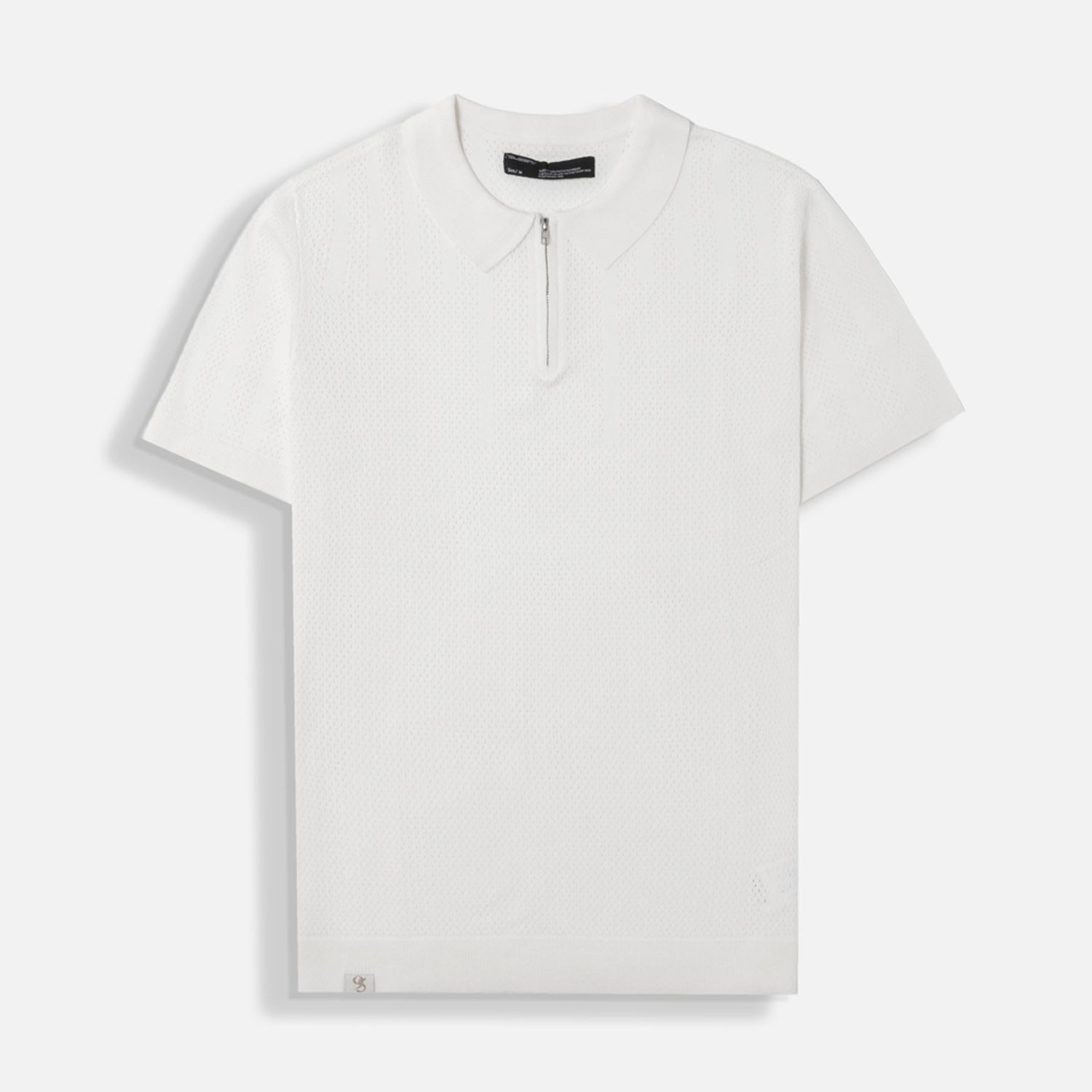 POLO MANGA CORTA COLOR IVORY