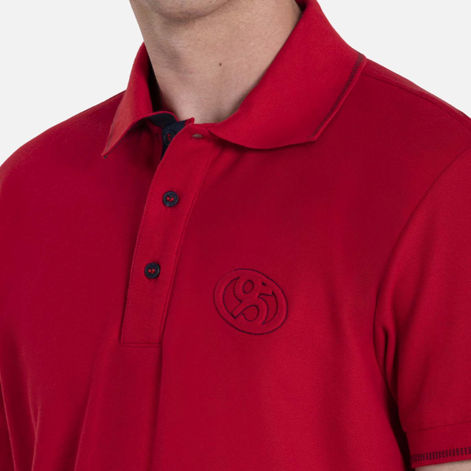 POLO MANGA CORTA COLOR ROJO