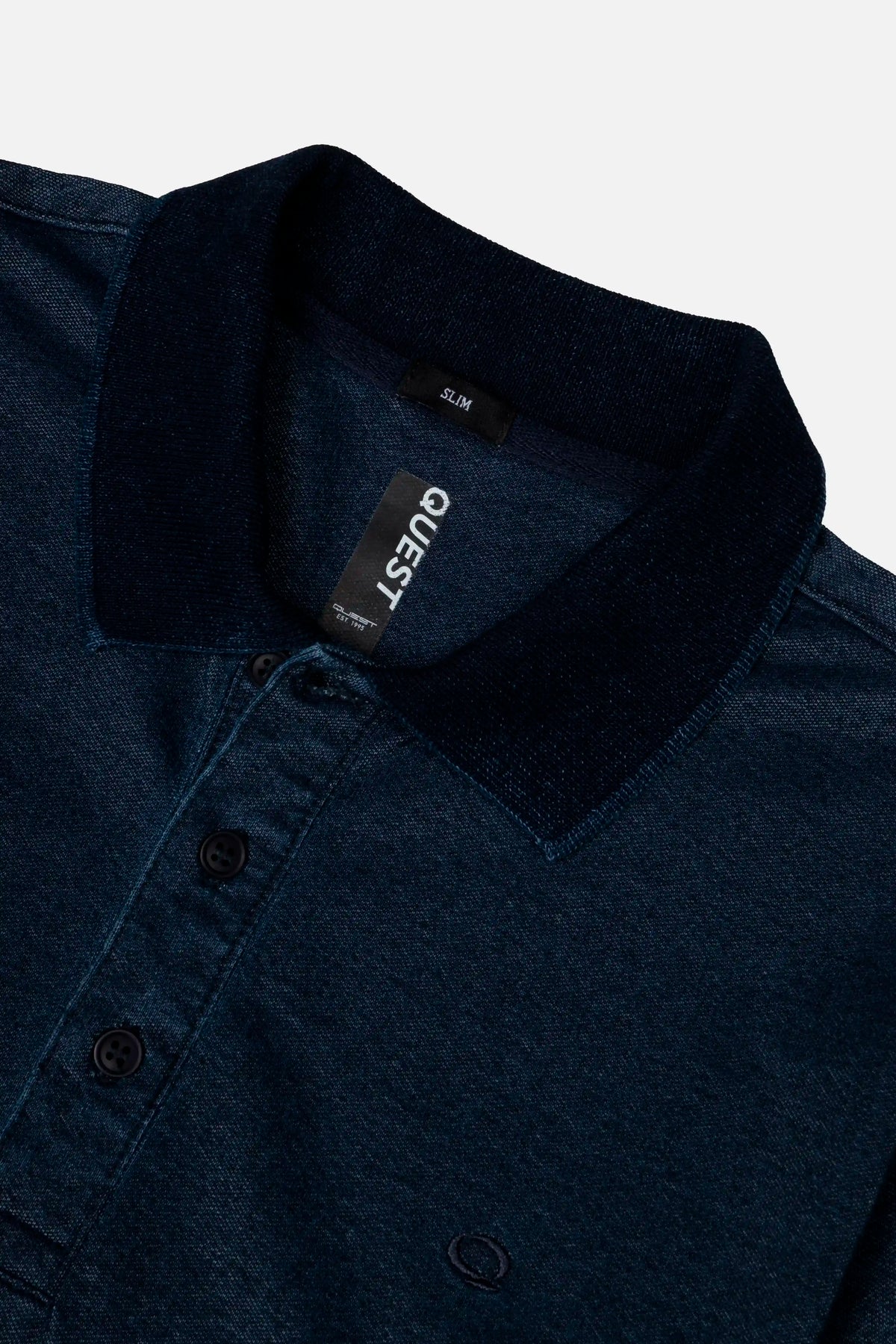 POLO MANGA CORTA COLOR AZUL INDIGO
