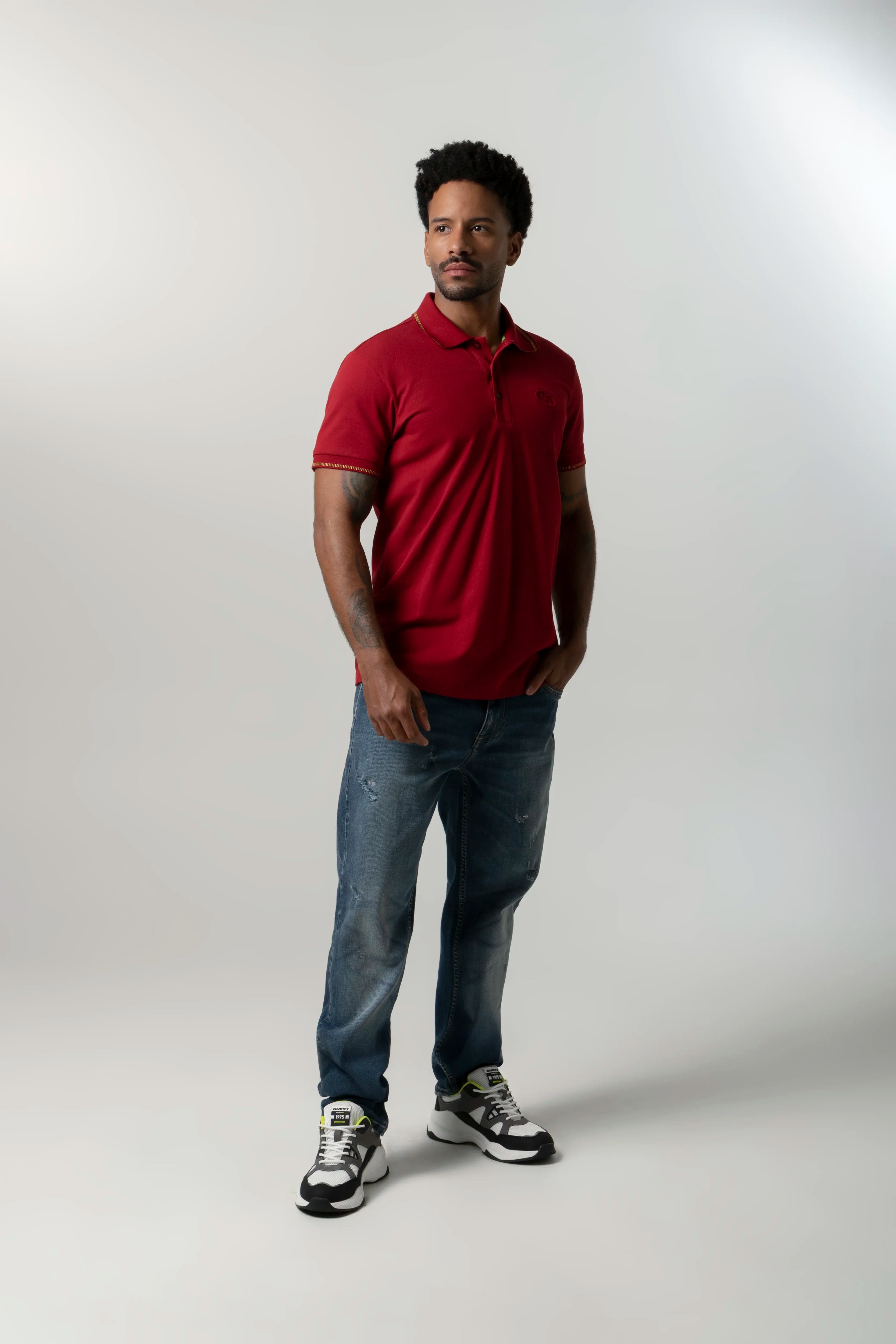 POLO MANGA CORTA COLOR RED DAHILA