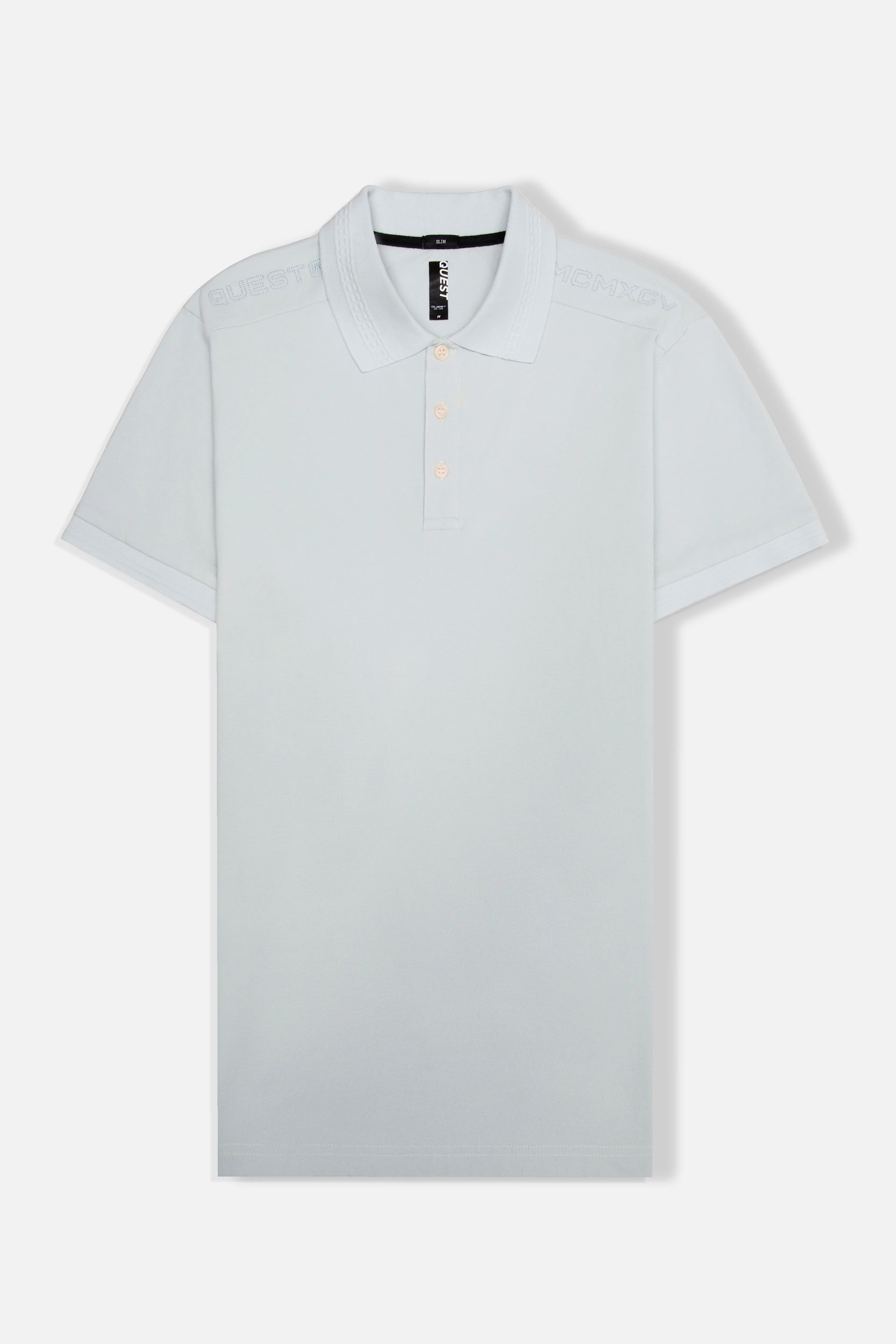 POLO MANGA CORTA COLOR AZUL BALADA