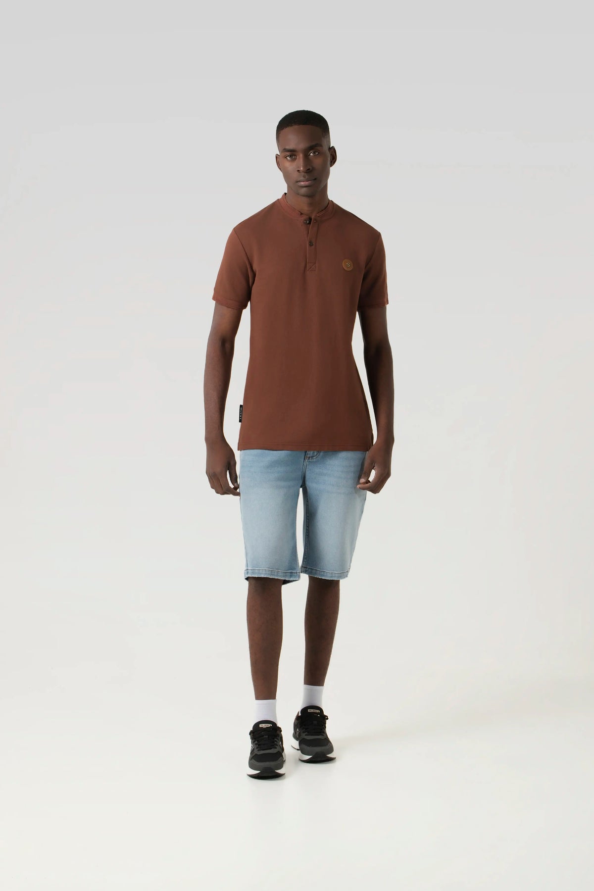 POLO MANGA CORTA COLOR BRUNETTE