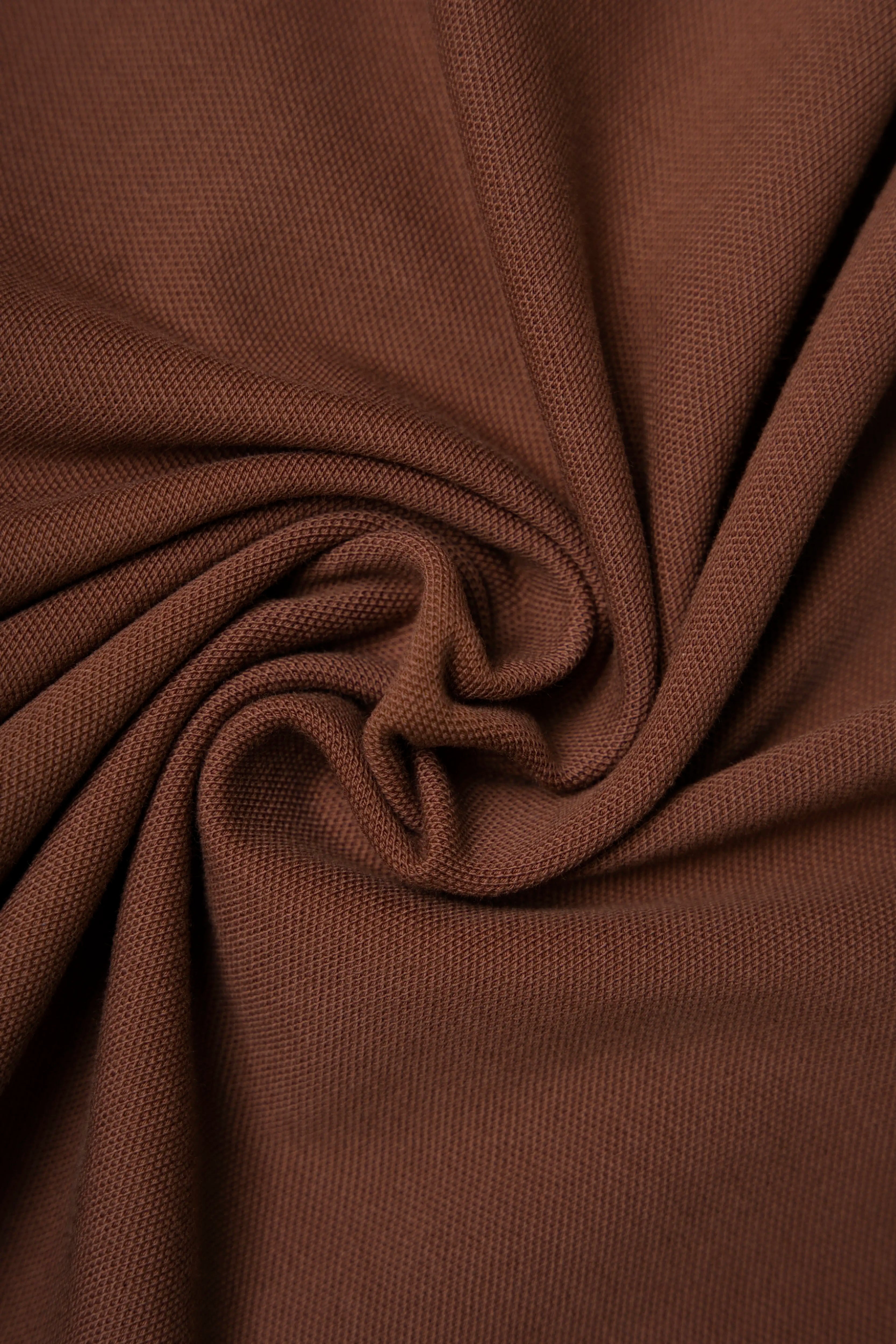 POLO MANGA CORTA COLOR BRUNETTE