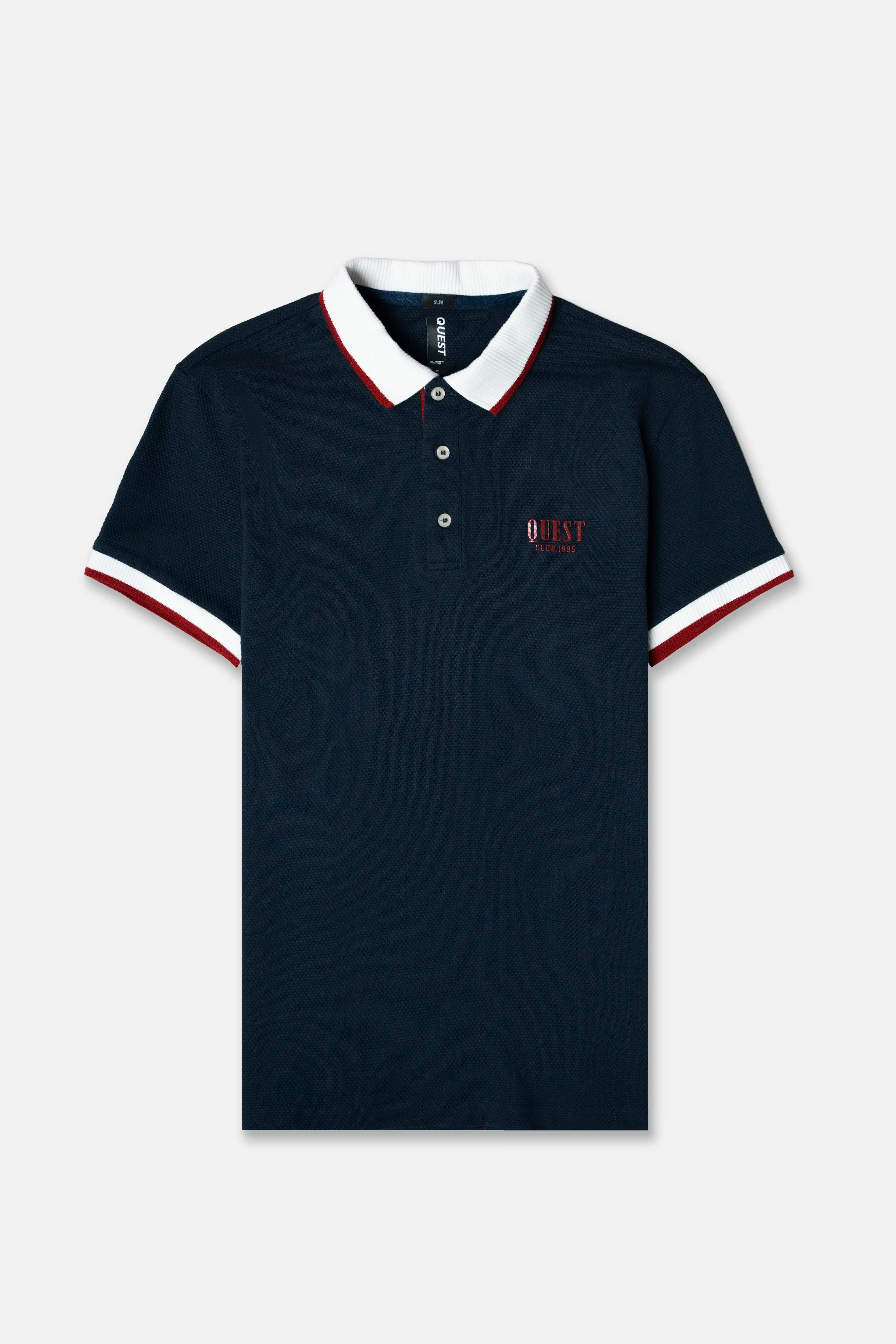 POLO MANGA CORTA COLOR AZUL OSCURO