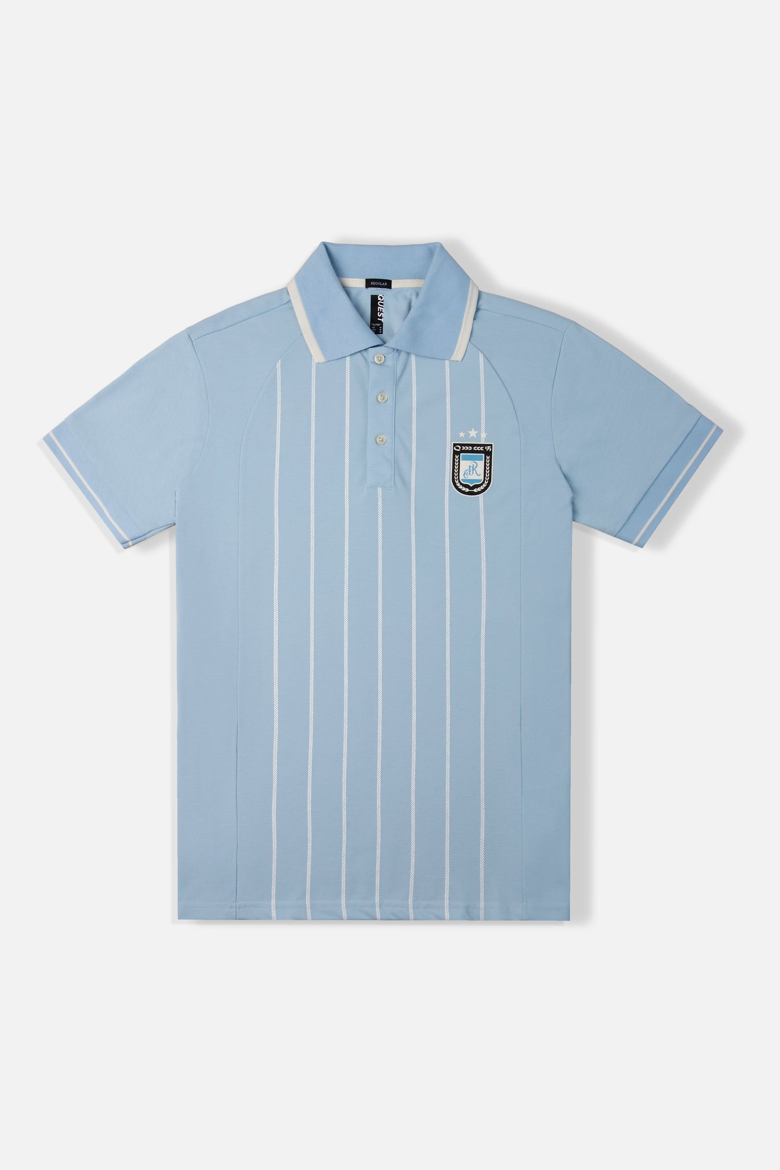 POLO ARGENTINA MANGA CORTA COLOR AZUL CHAMBRAY