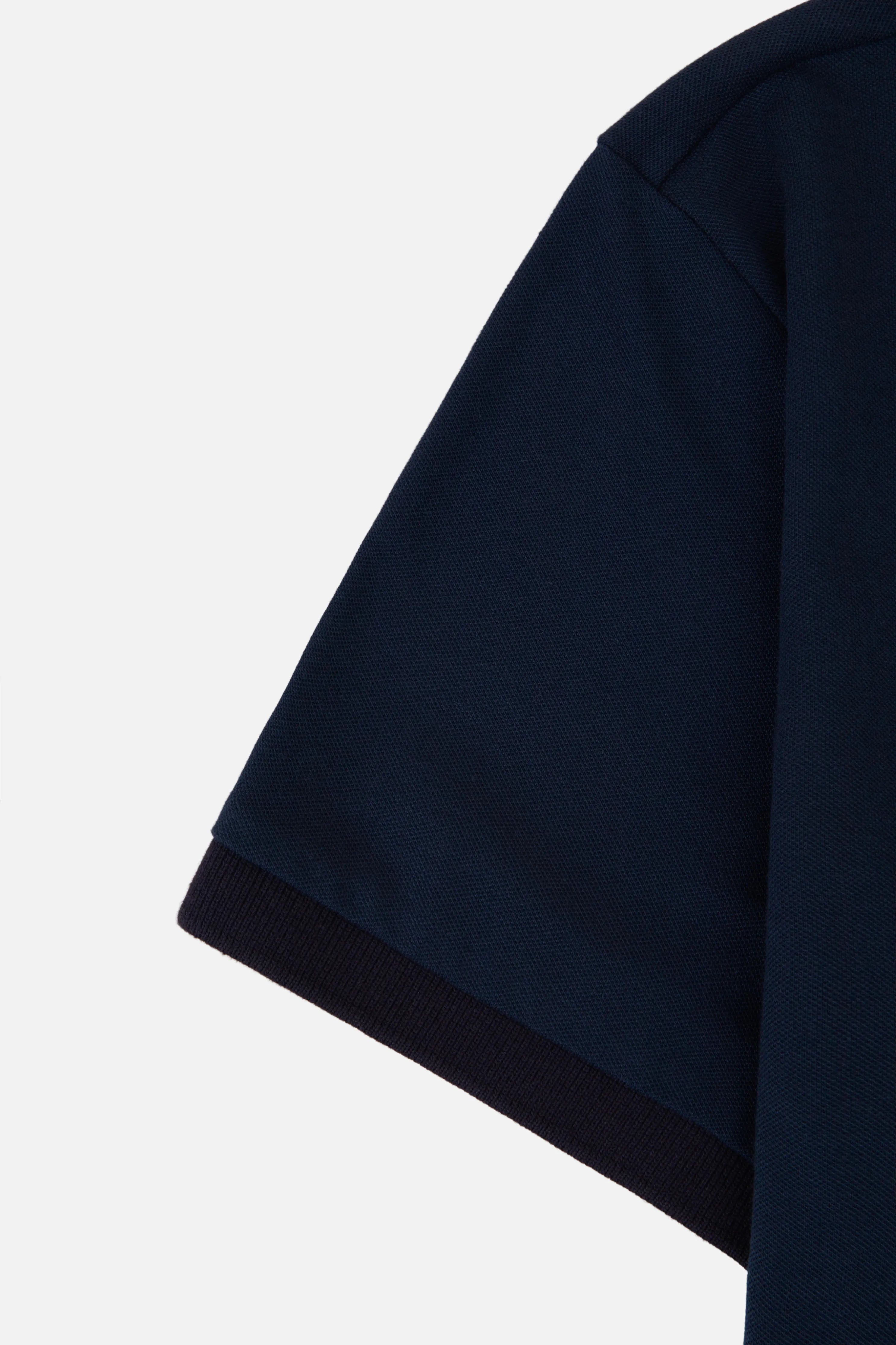 POLO FRANCIA MANGA CORTA COLOR AZUL OSCURO