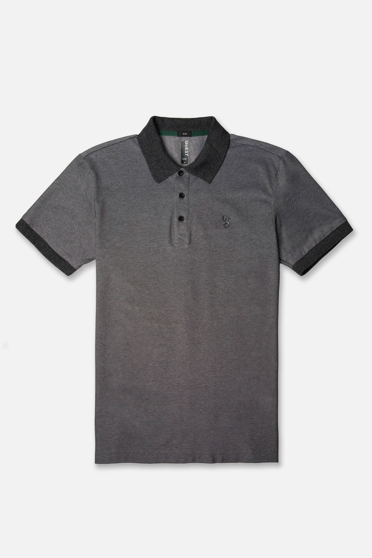 POLO MANGA CORTA COLOR NEGRO