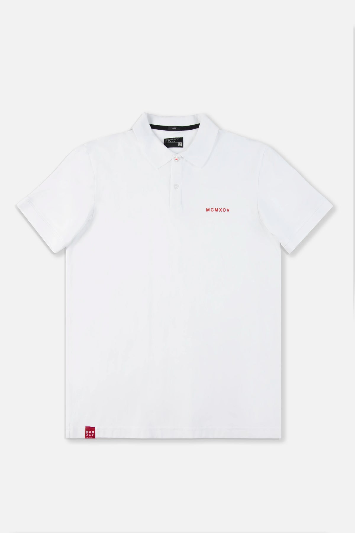 POLO MANGA CORTA COLOR BLANCO BLANCO