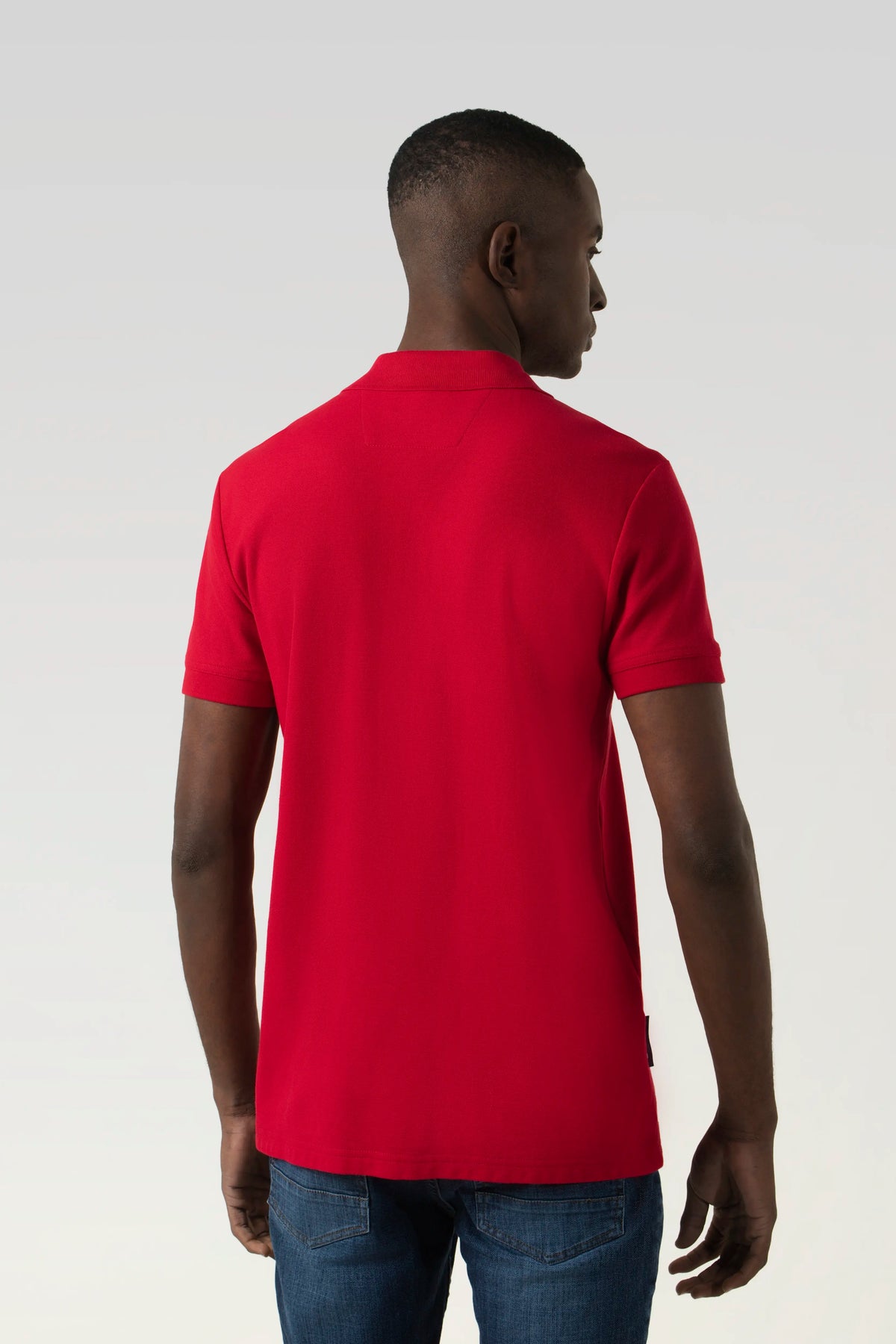 POLO MANGA CORTA COLOR ROJO