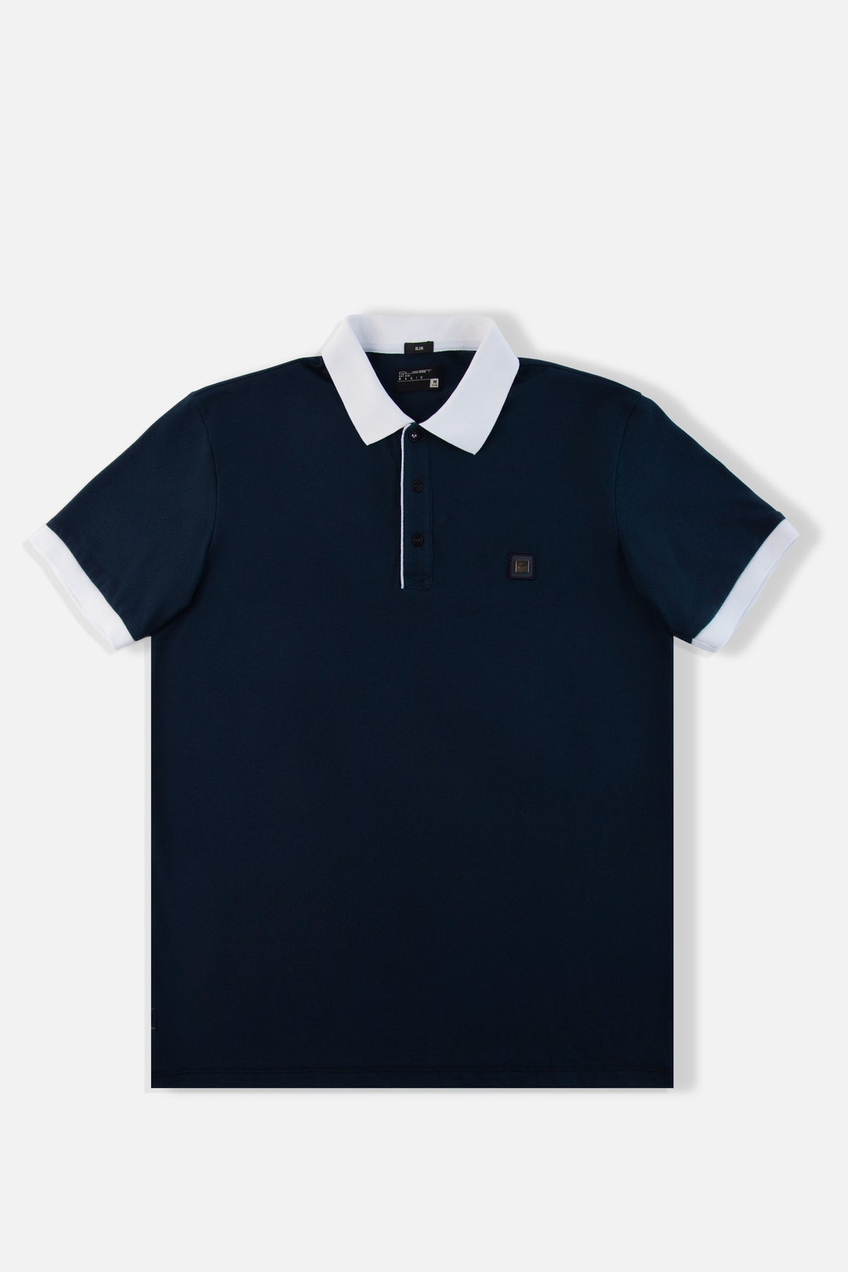 POLO MANGA CORTA COLOR AZUL OSCURO