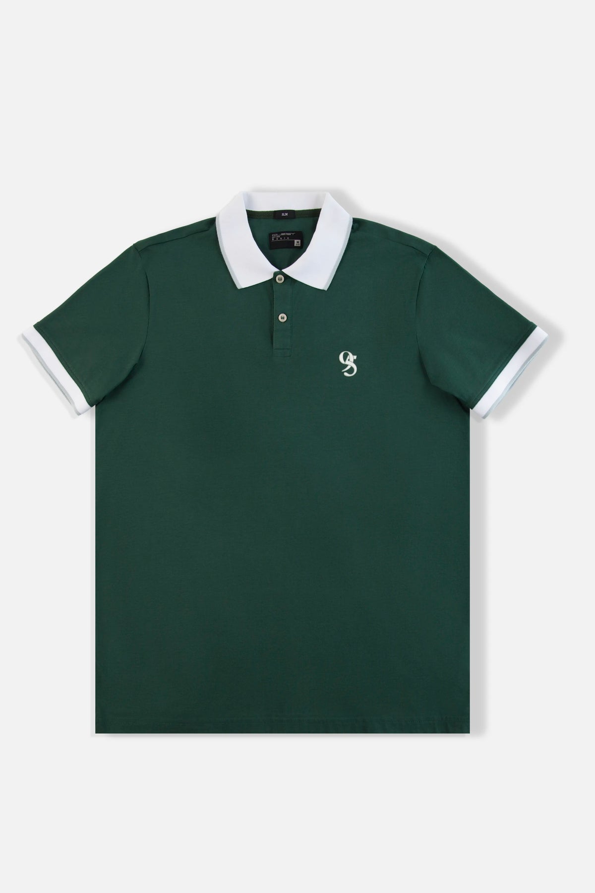 POLO MANGA CORTA COLOR VERDE MONTAÑA