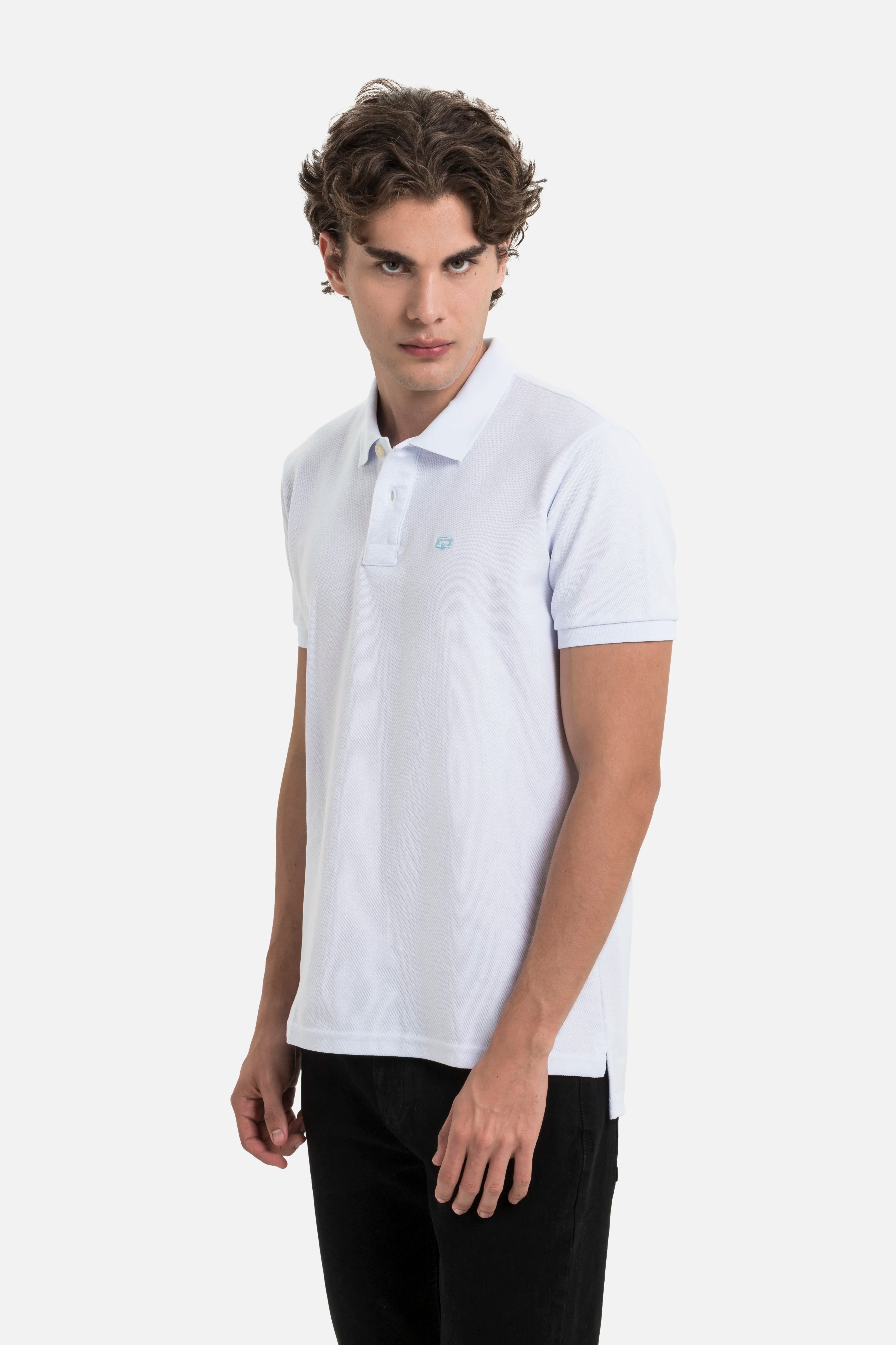 POLO SLIM COLOR BLANCO OPTICO