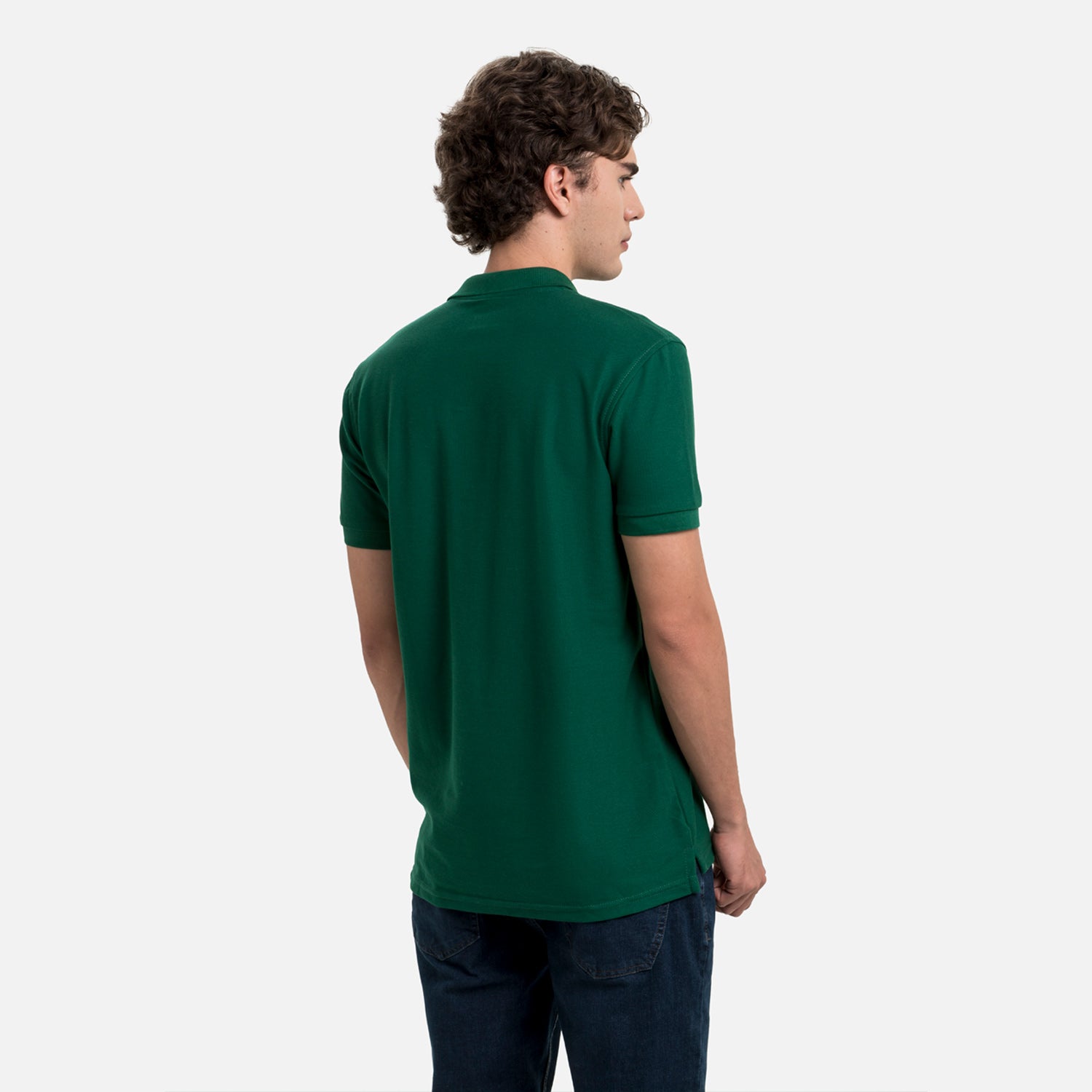 POLO SLIM COLOR VERDE PRADERA