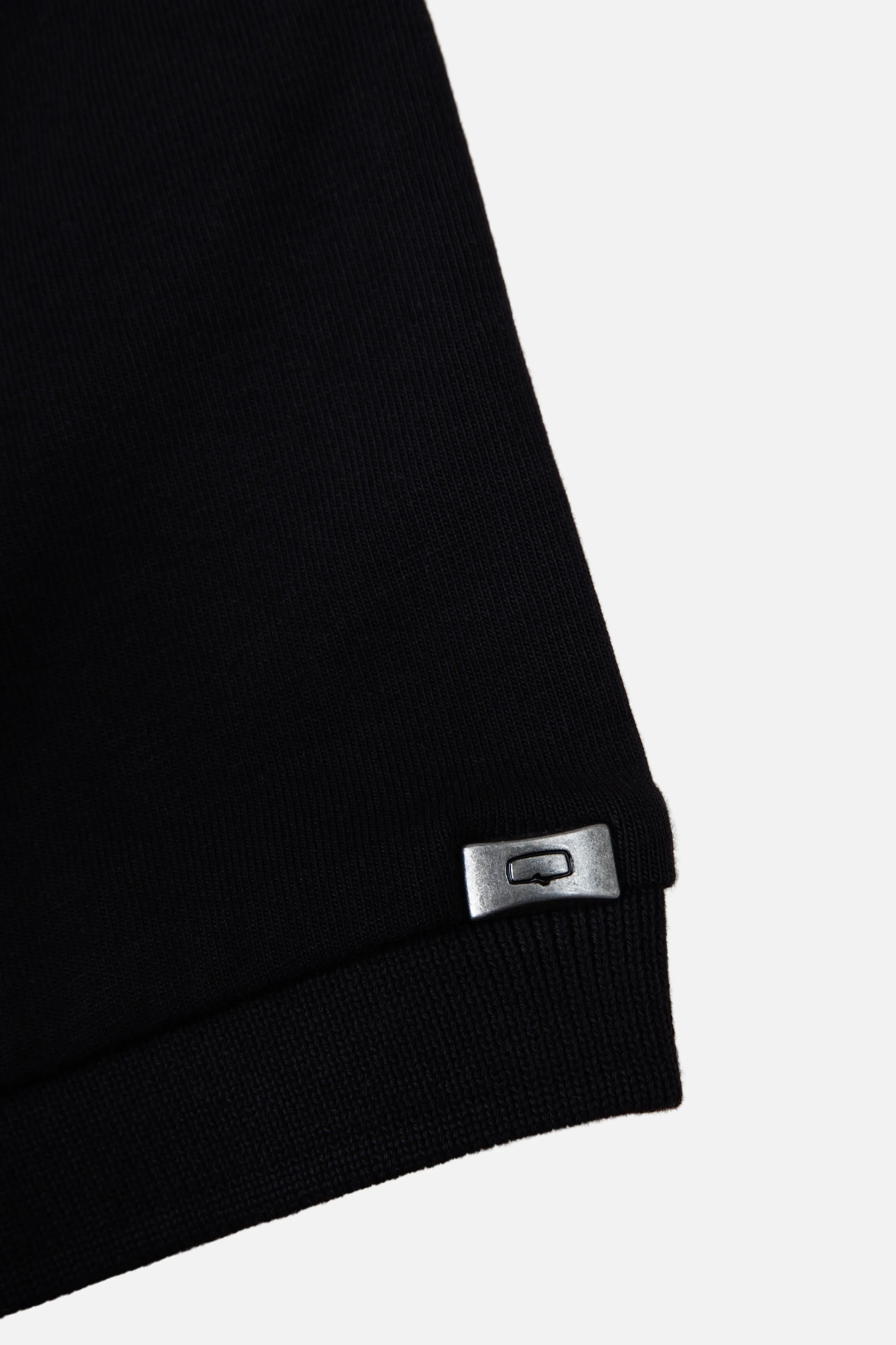 POLO MANGA CORTA COLOR NEGRO