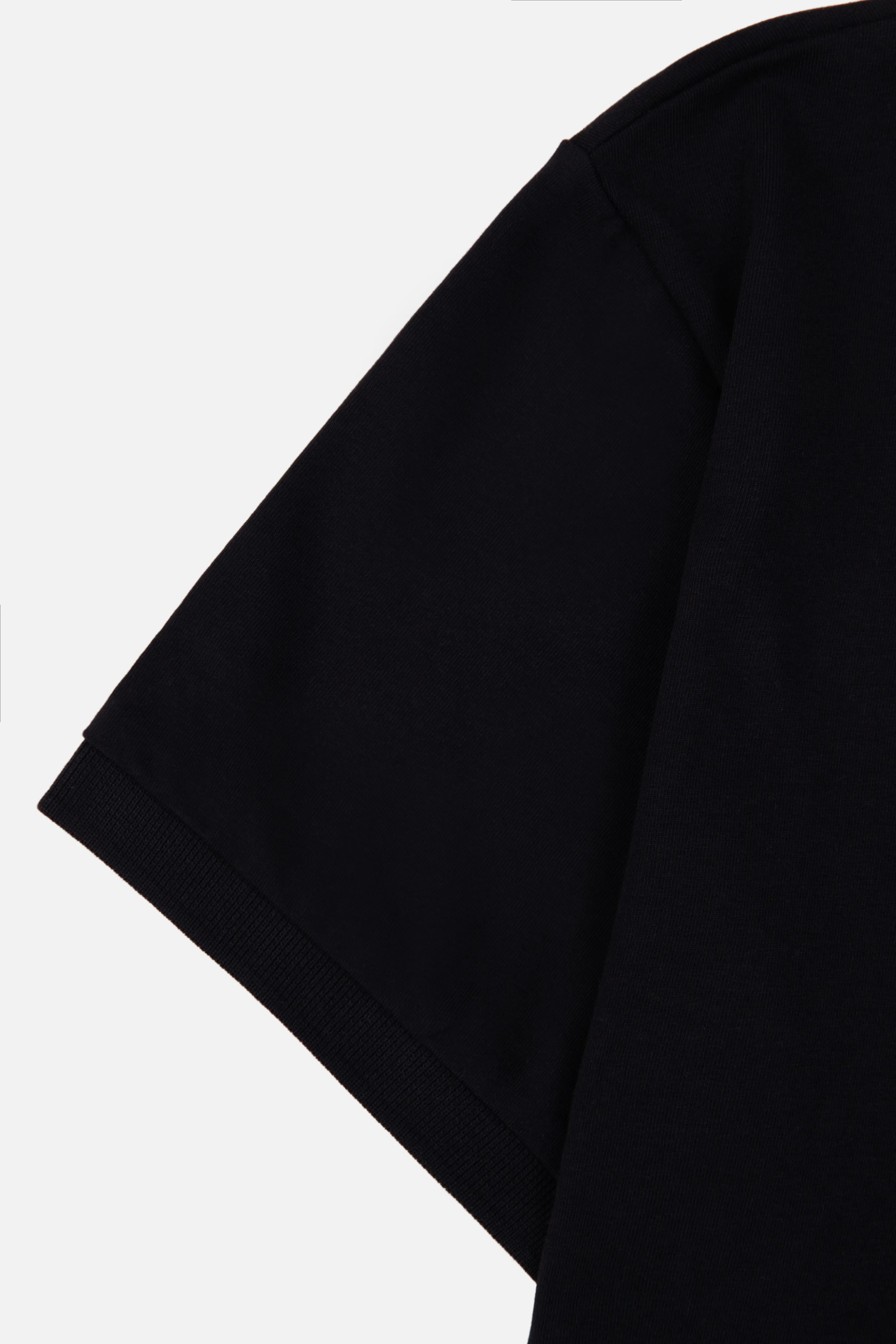 POLO MANGA CORTA COLOR NEGRO