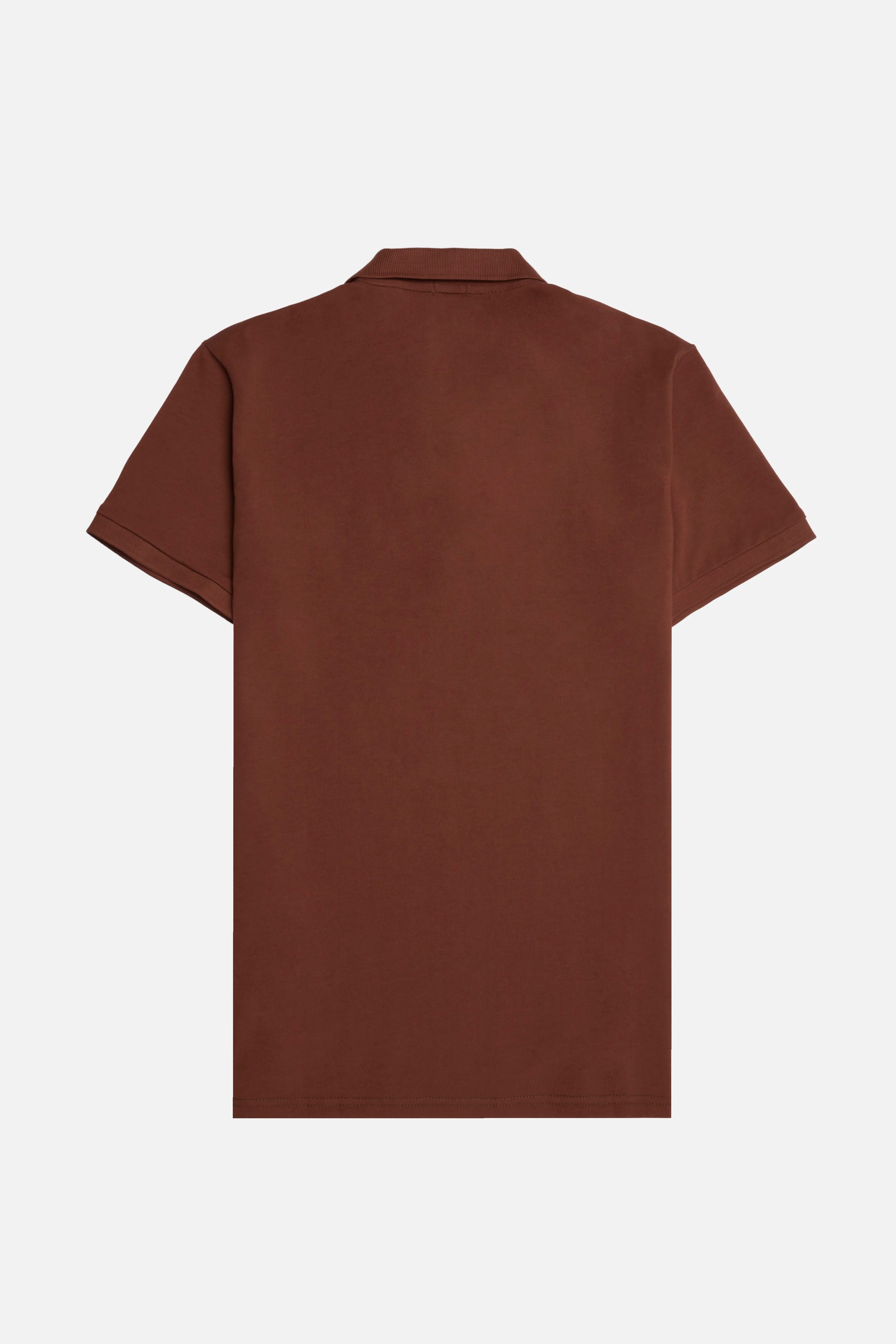 POLO MANGA CORTA COLOR BRUNETTE
