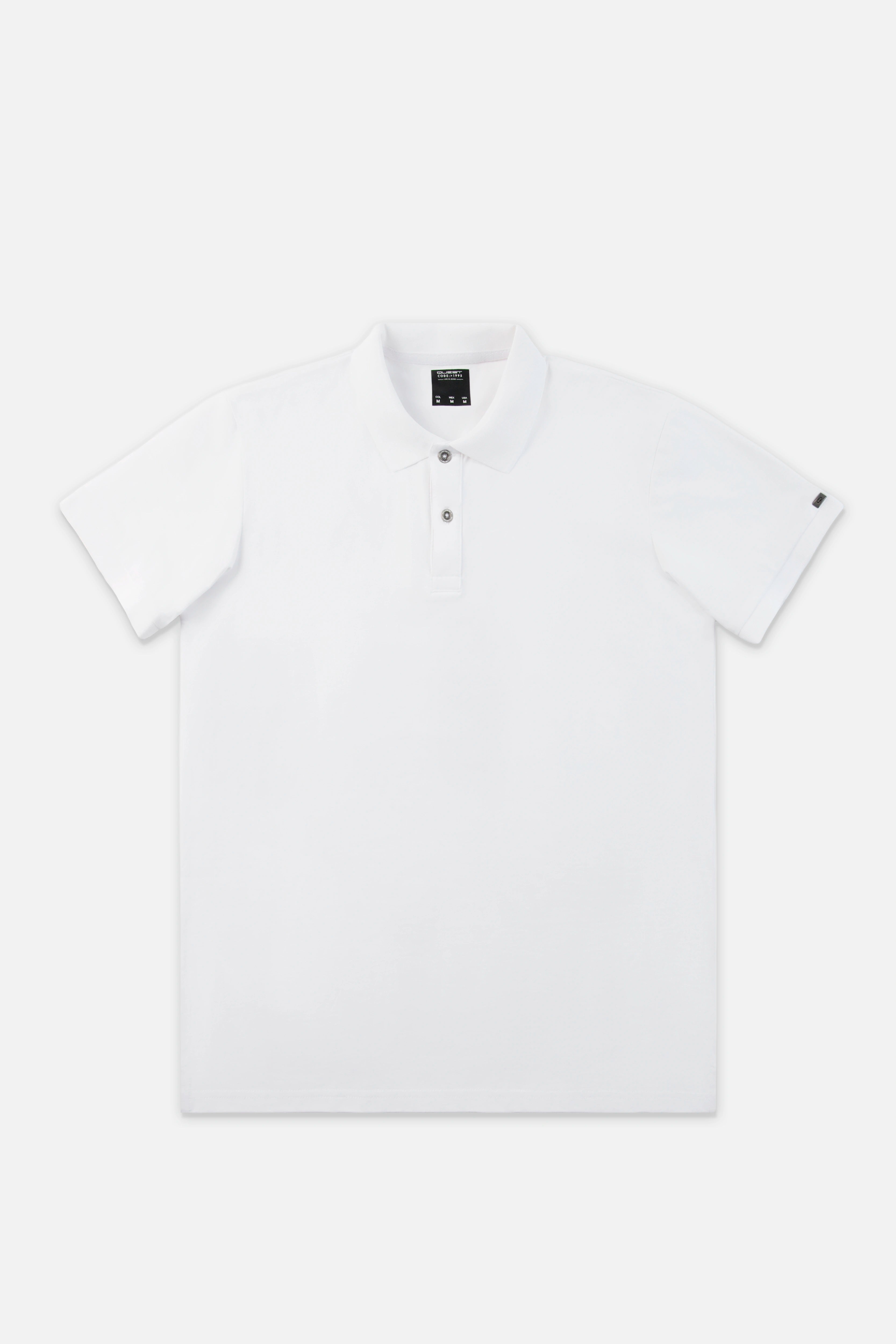 POLO MANGA CORTA COLOR BLANCO