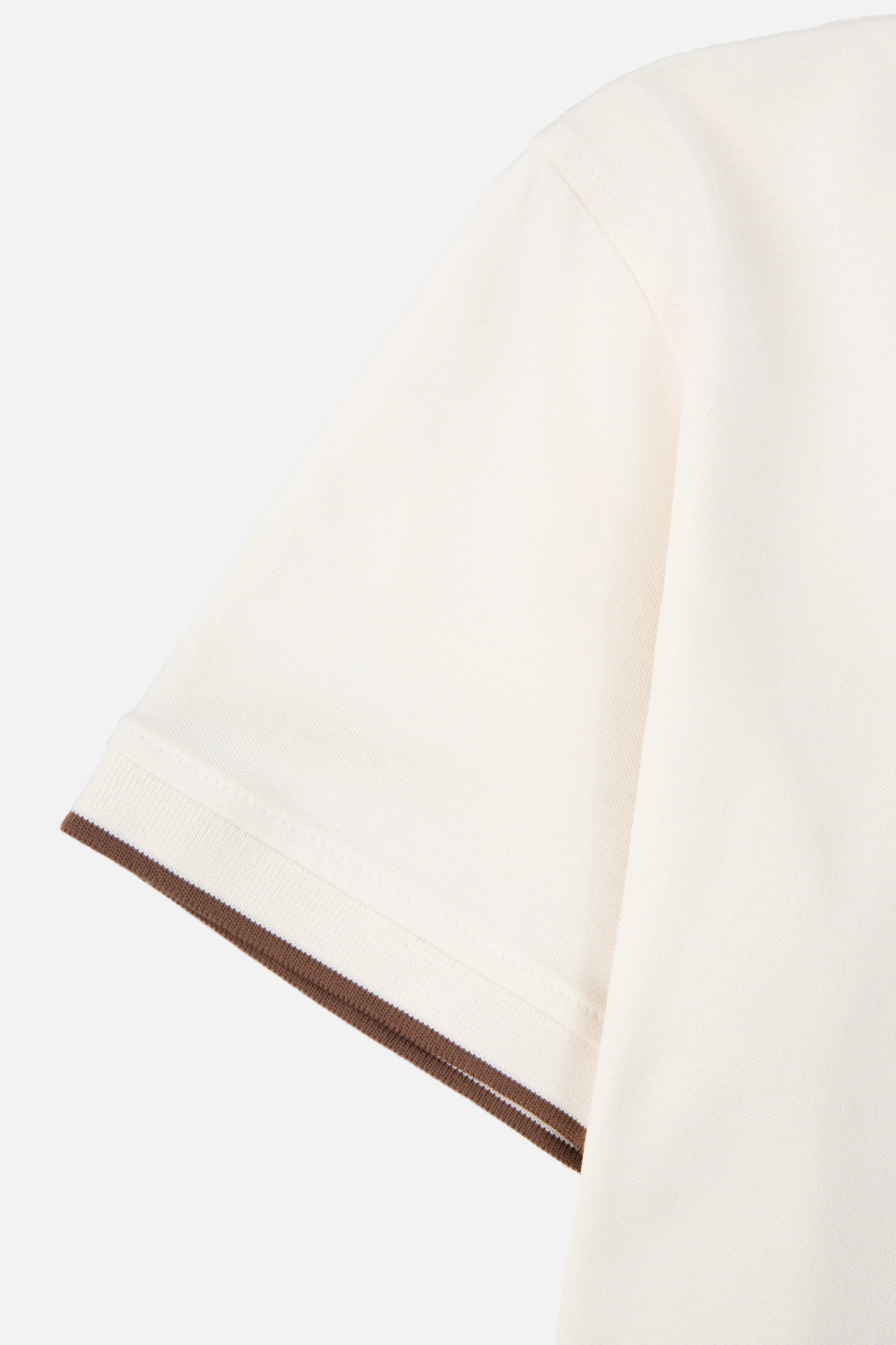 POLO TIPPING COLOR IVORY MARFIL-BRUNETTE