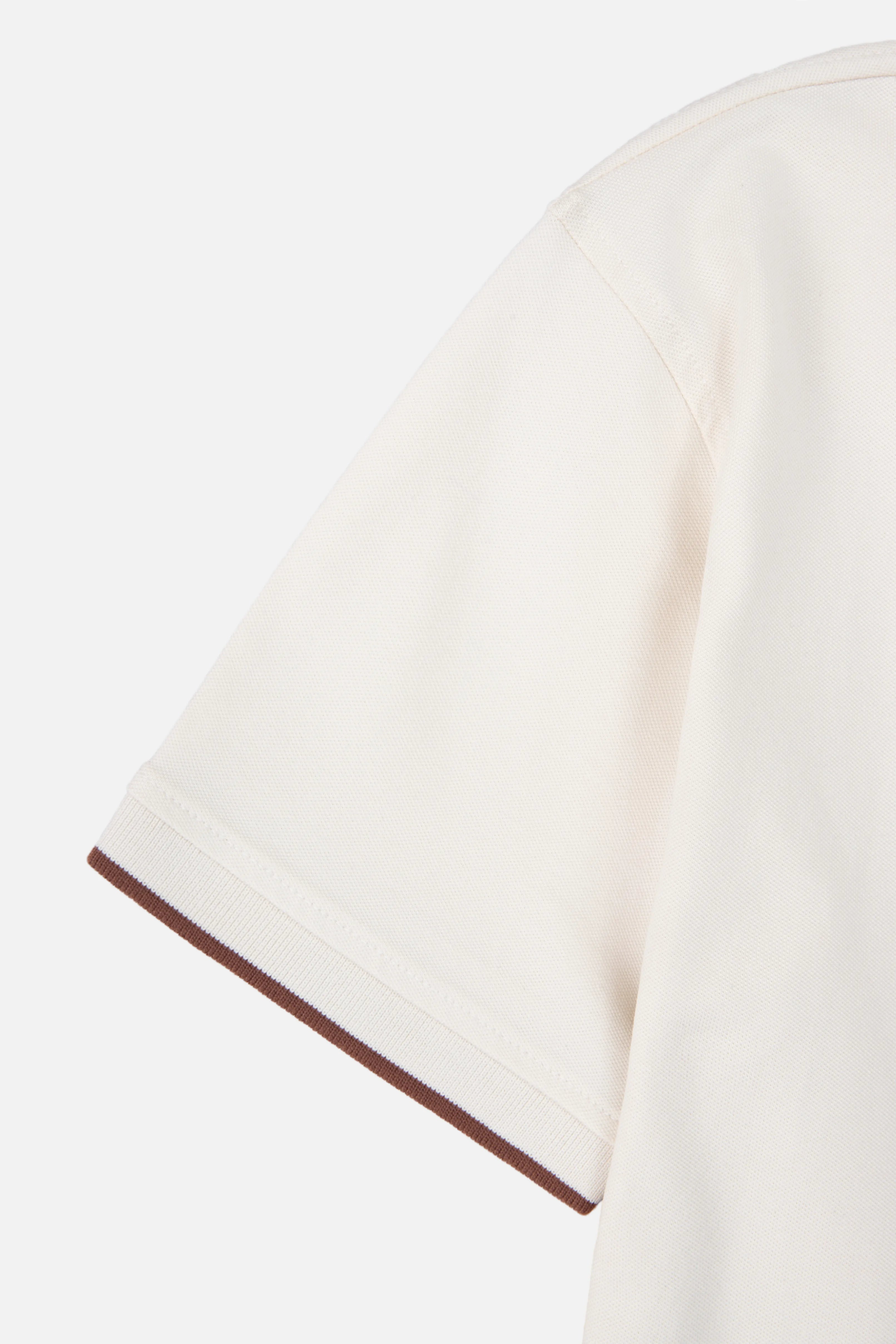 POLO TIPPING COLOR WHITECAP GRAY-BRUNETTE