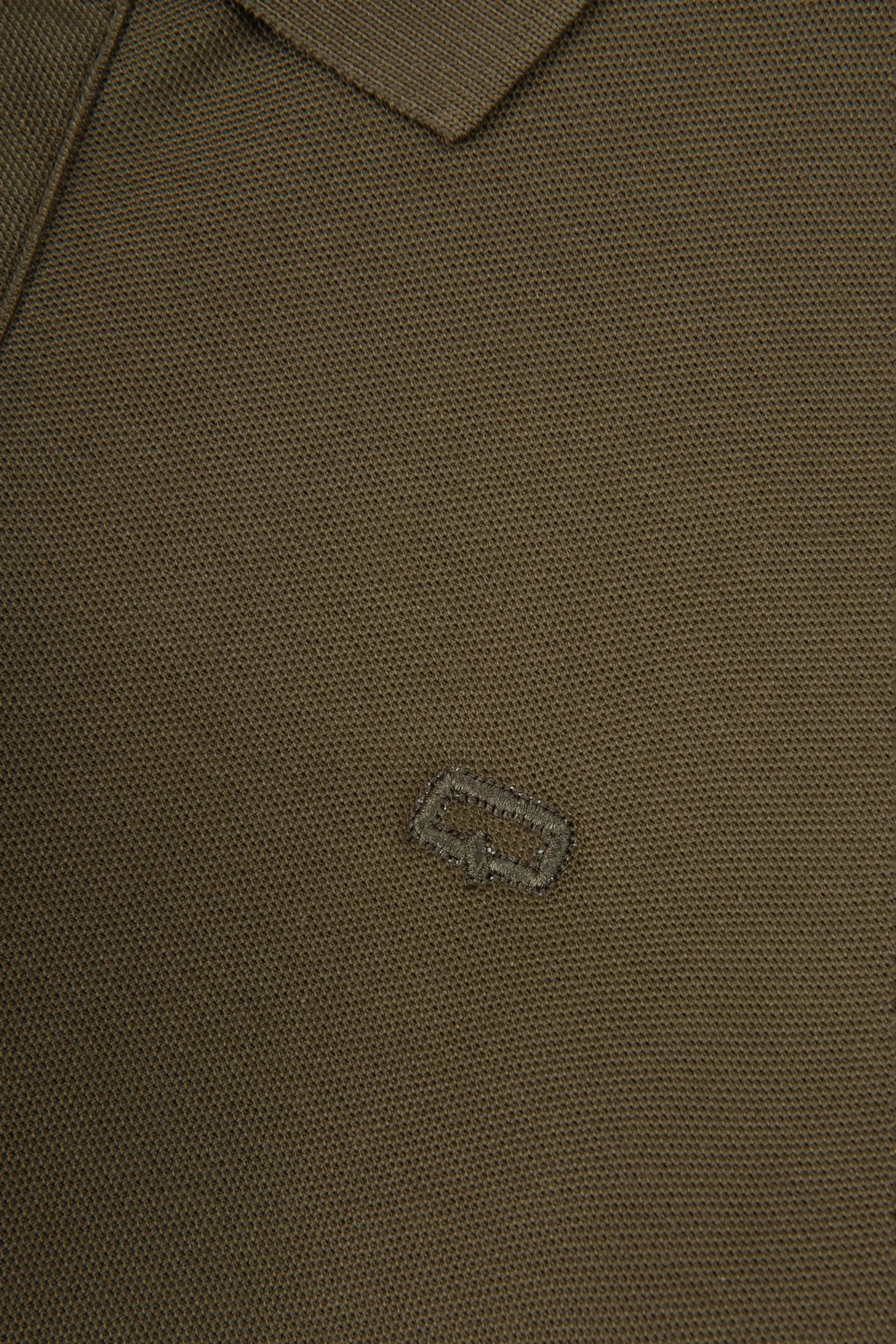 POLO SLIM COLOR DARK OLIVA