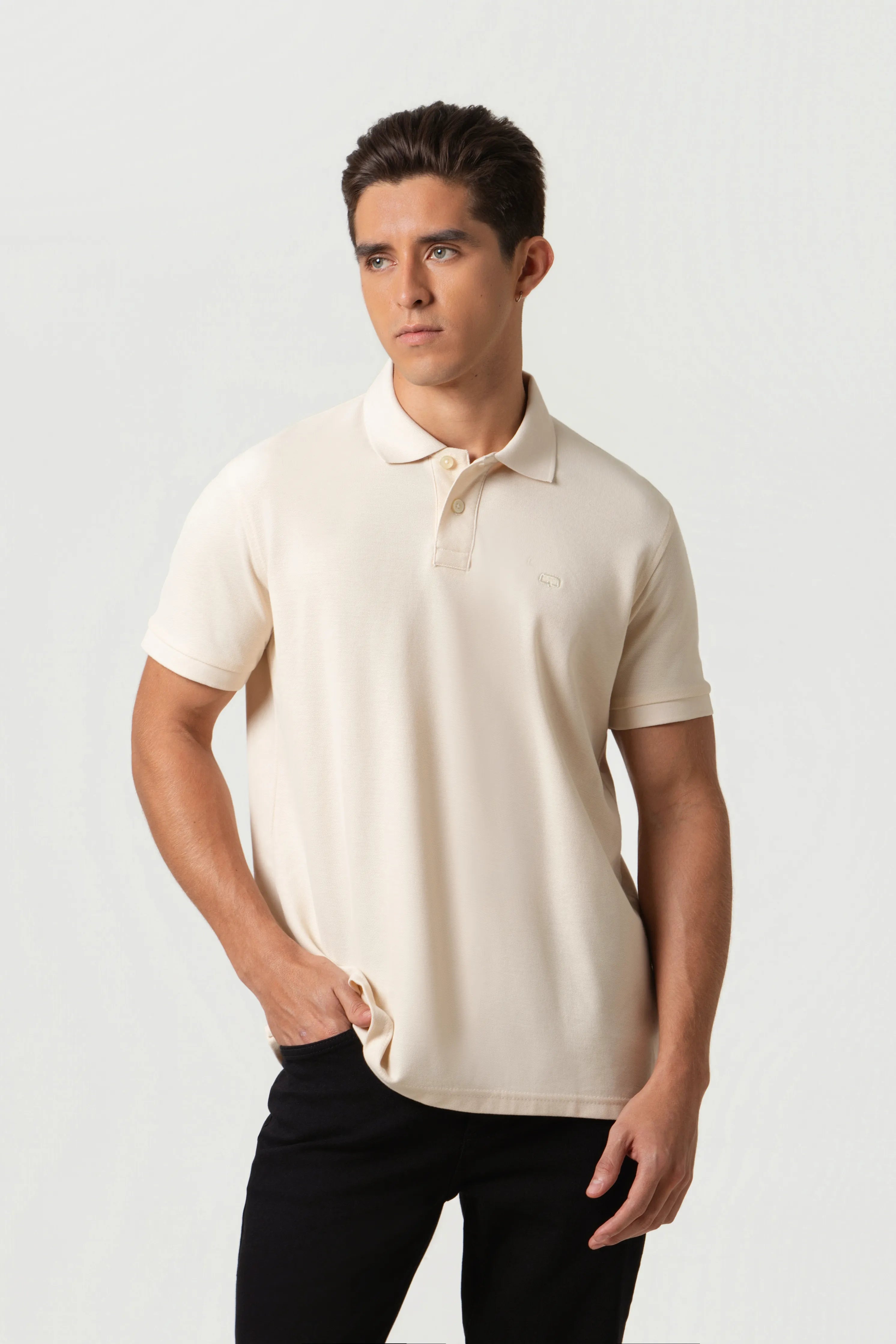 POLO SLIM COLOR BRAZILIAN SAND
