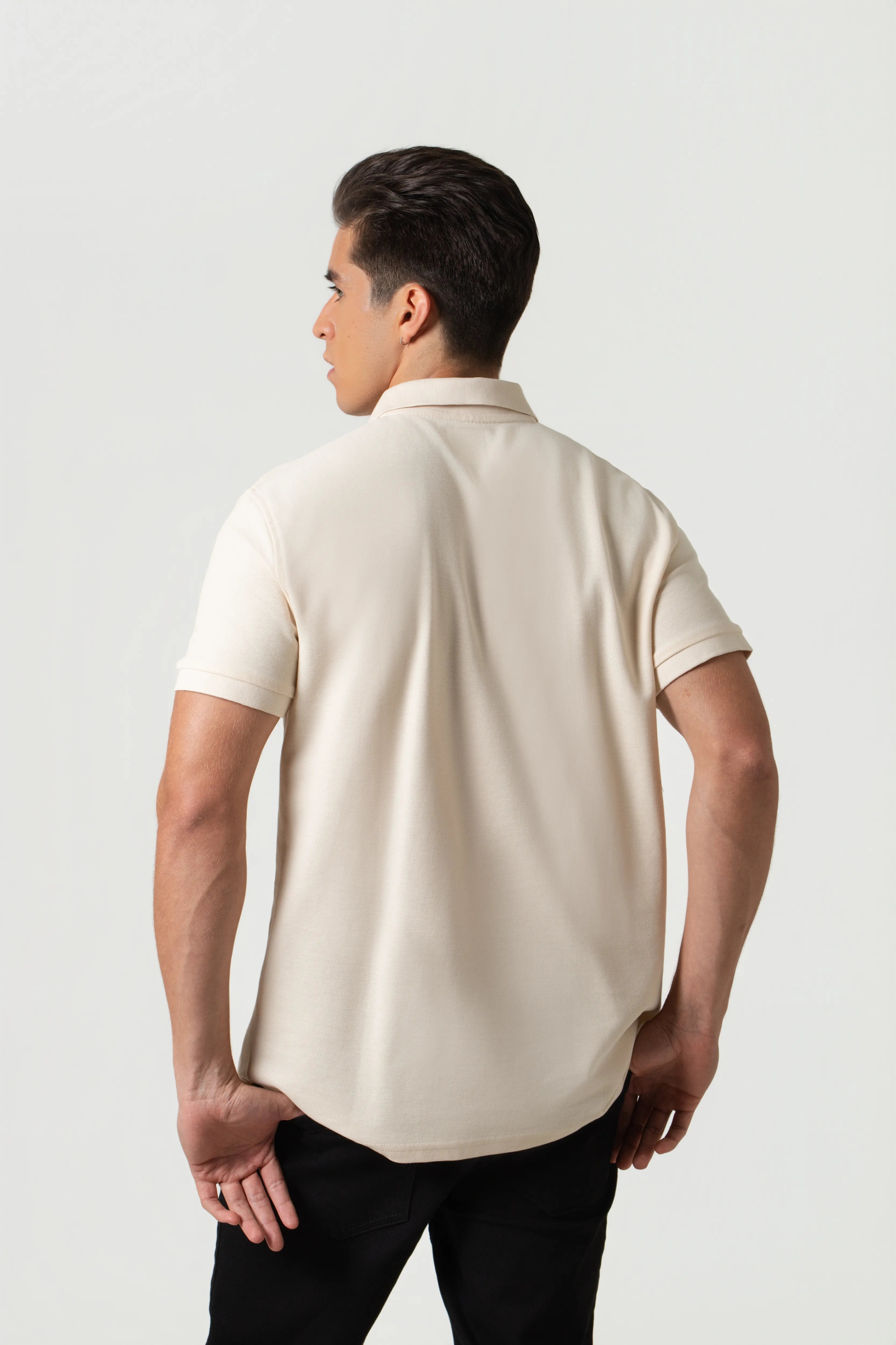POLO SLIM COLOR BRAZILIAN SAND