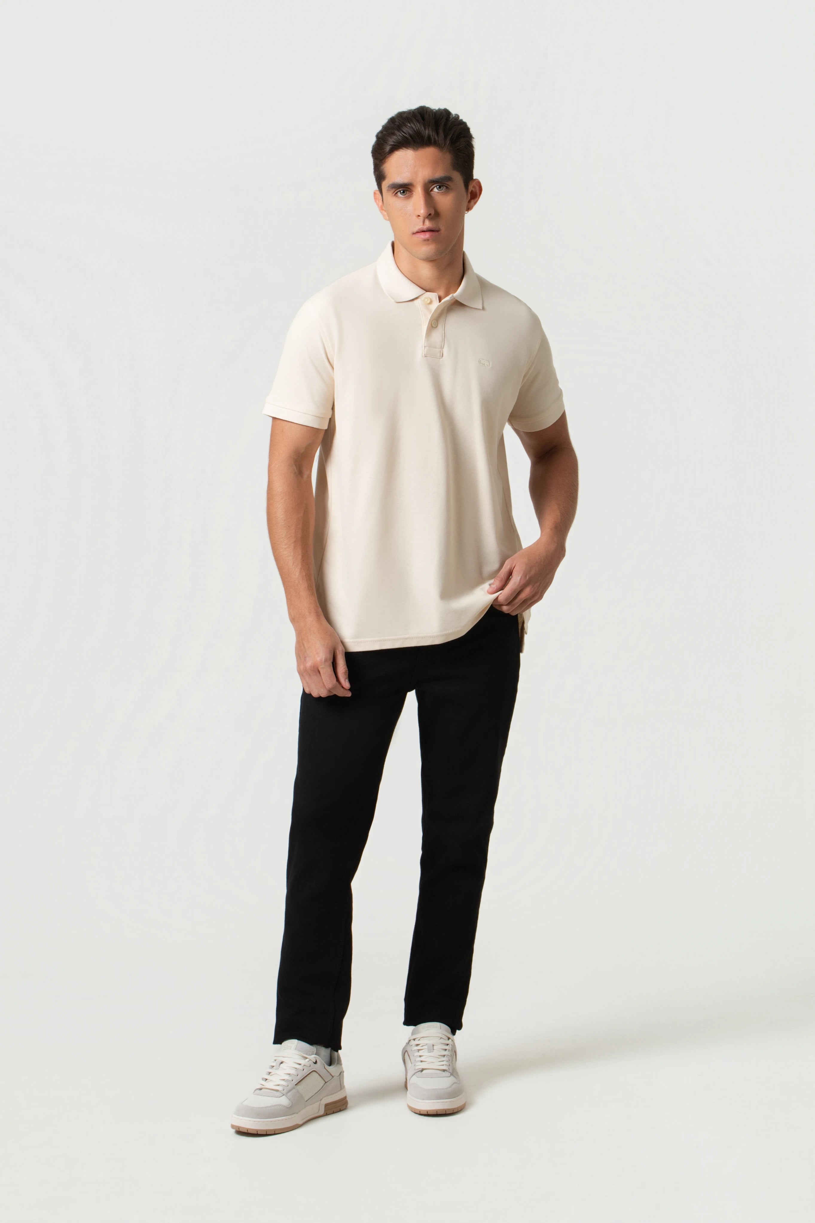 POLO SLIM COLOR BRAZILIAN SAND