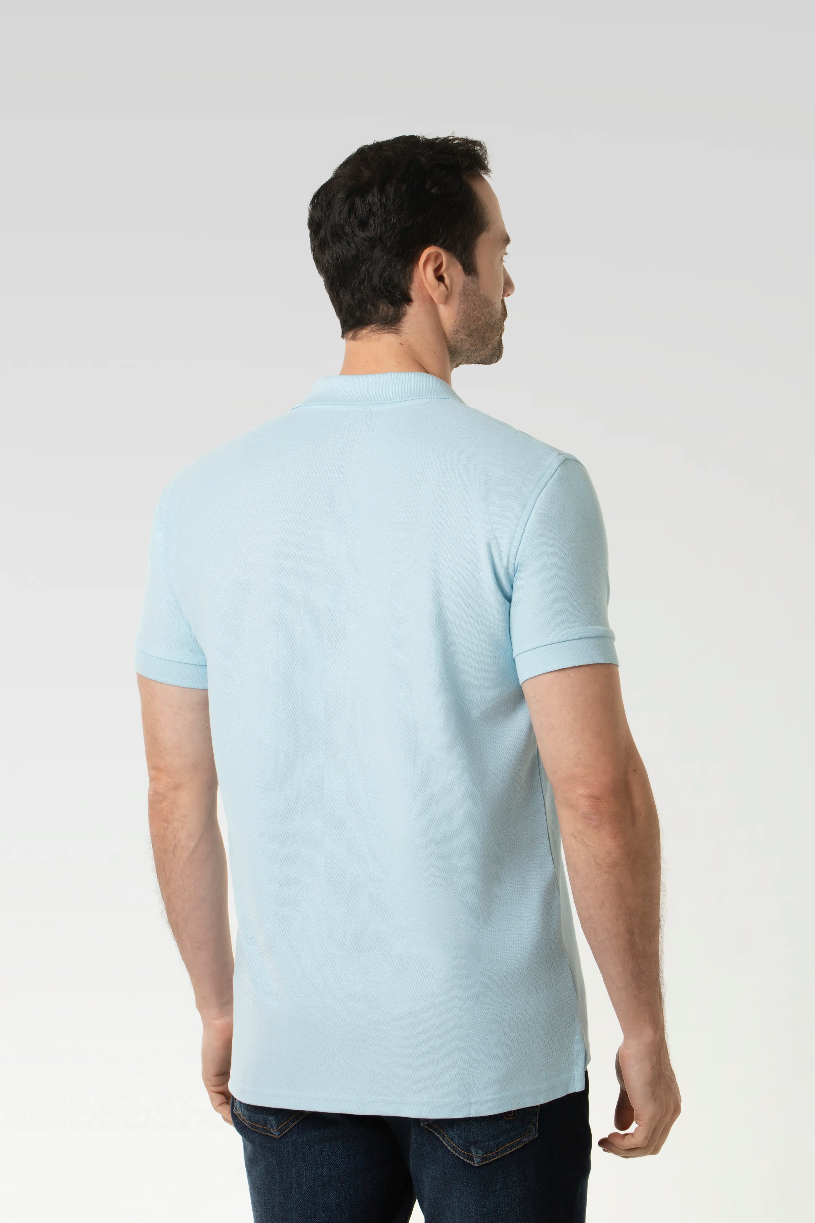 POLO SLIM COLOR CLEAR SKY
