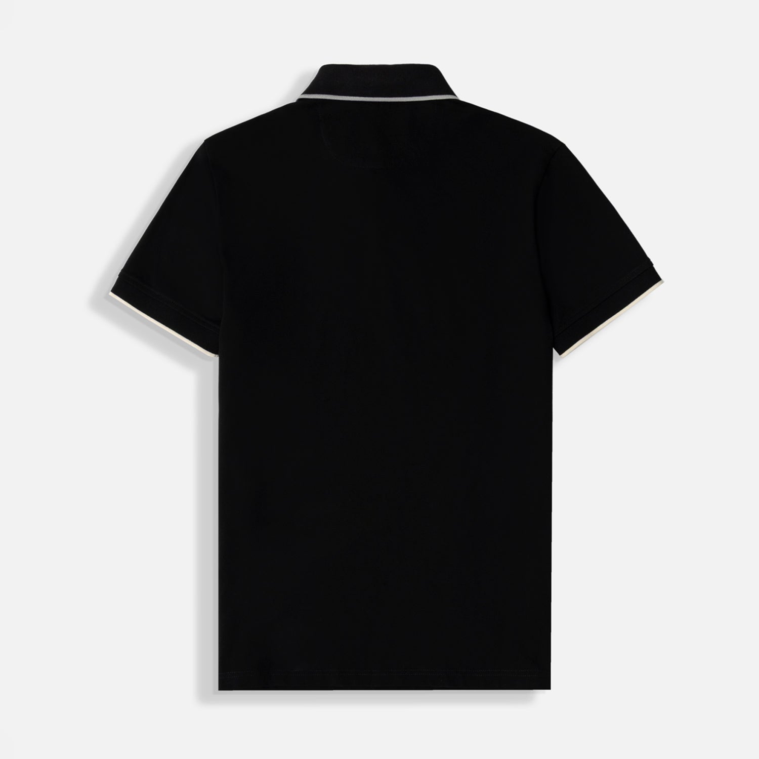 POLO MANGA CORTA COLOR NEGRO